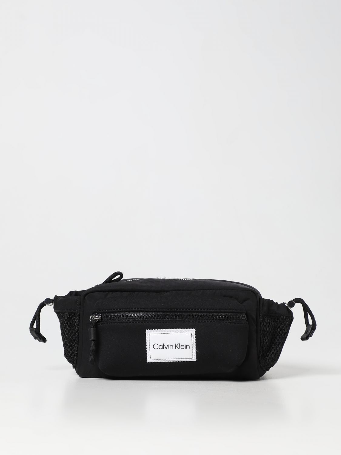 CALVIN KLEIN: belt bag for man - Black | Calvin Klein belt bag ...