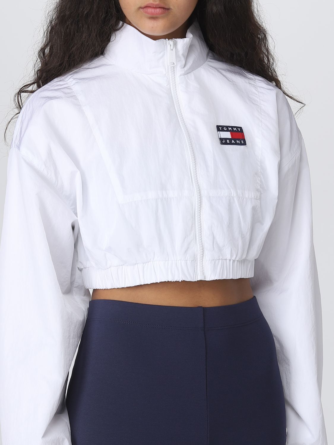 TOMMY JEANS: jacket for woman White | Tommy Jeans DW0DW15320 online on GIGLIO.COM