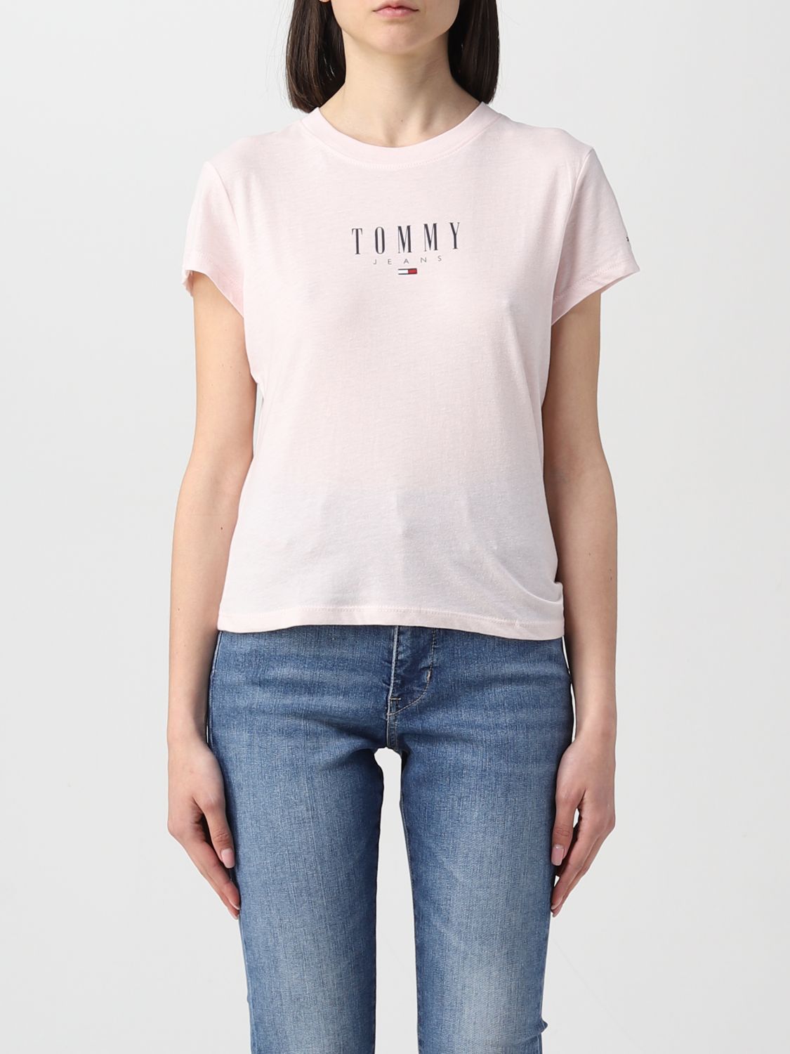 Tommy Jeans T恤  女士 颜色 粉色 In Pink