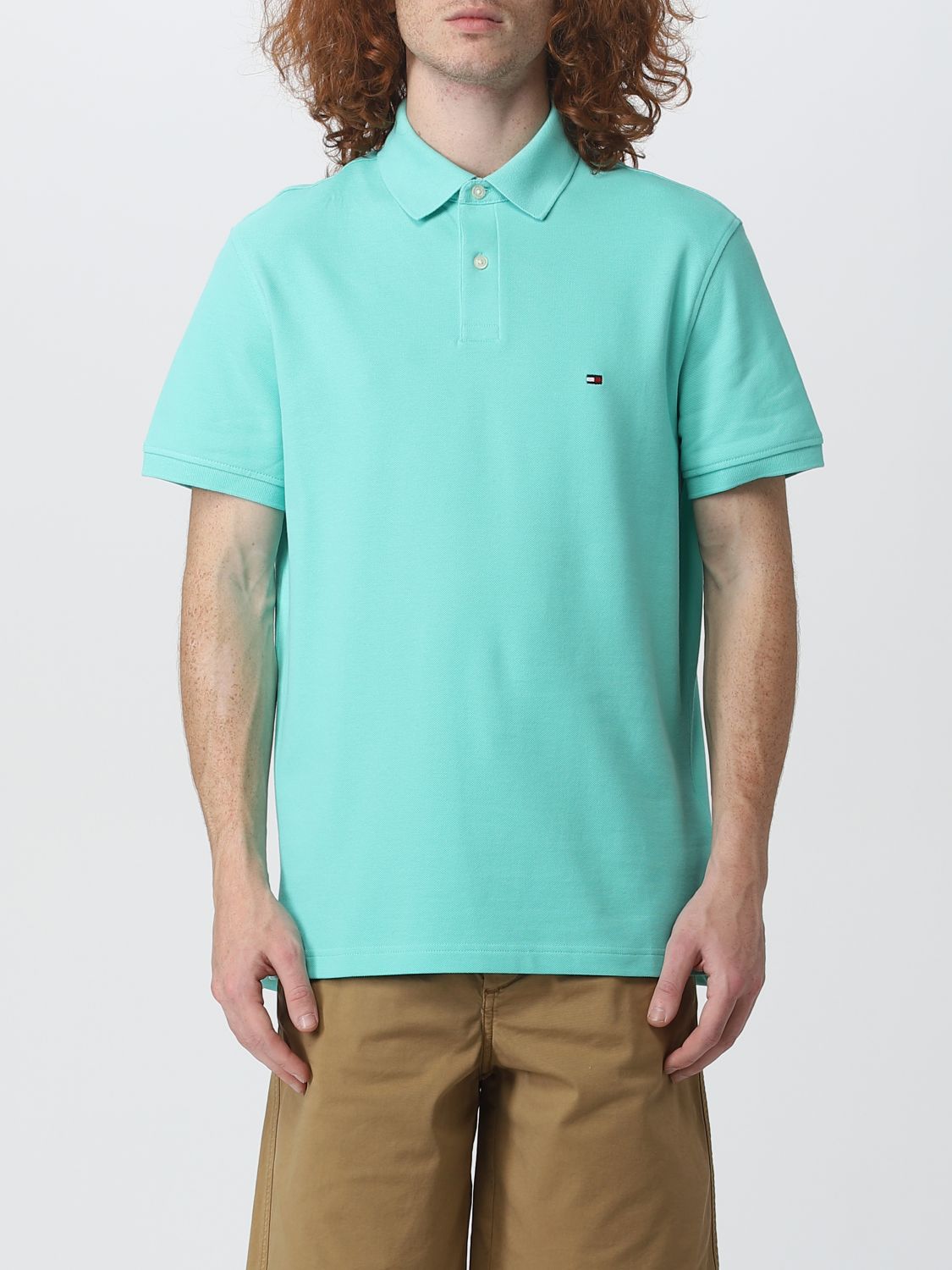 Tommy Hilfiger Polo Shirt  Men Color Green