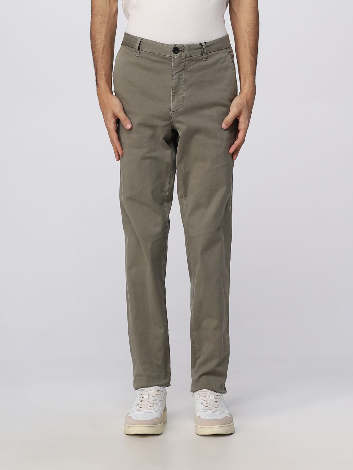 TOMMY HILFIGER: pants for man Green | Tommy Hilfiger online at GIGLIO.COM