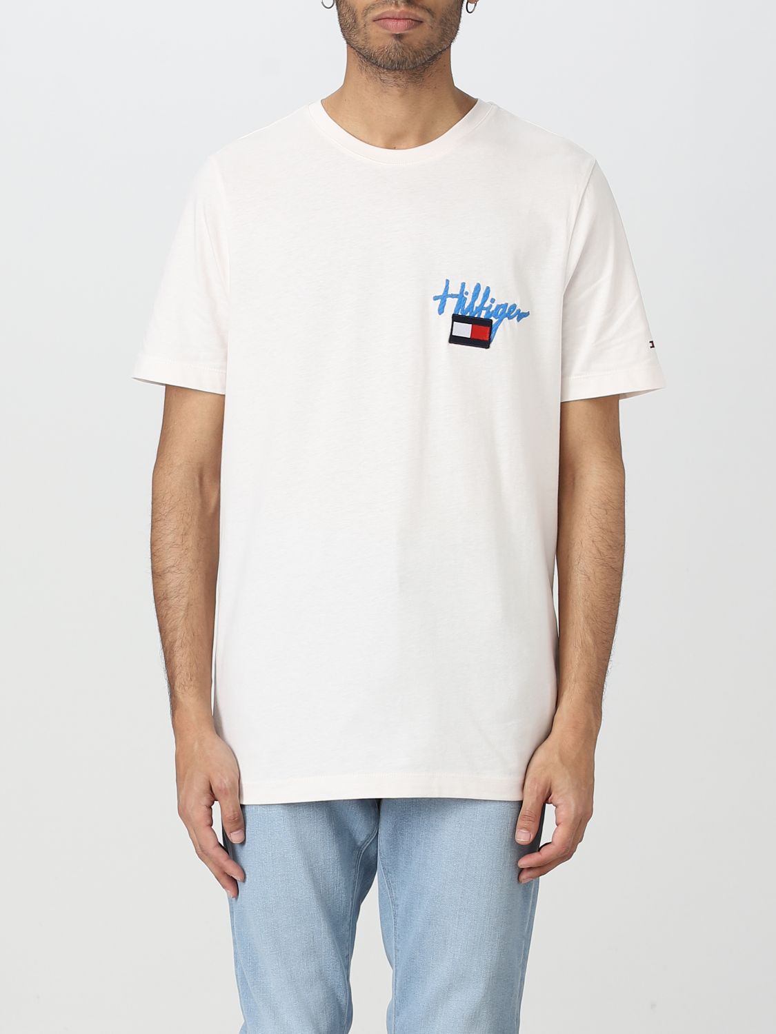 Systematisch Onderling verbinden Guggenheim Museum TOMMY HILFIGER: t-shirt for man - White | Tommy Hilfiger t-shirt MW0MW31266  online on GIGLIO.COM
