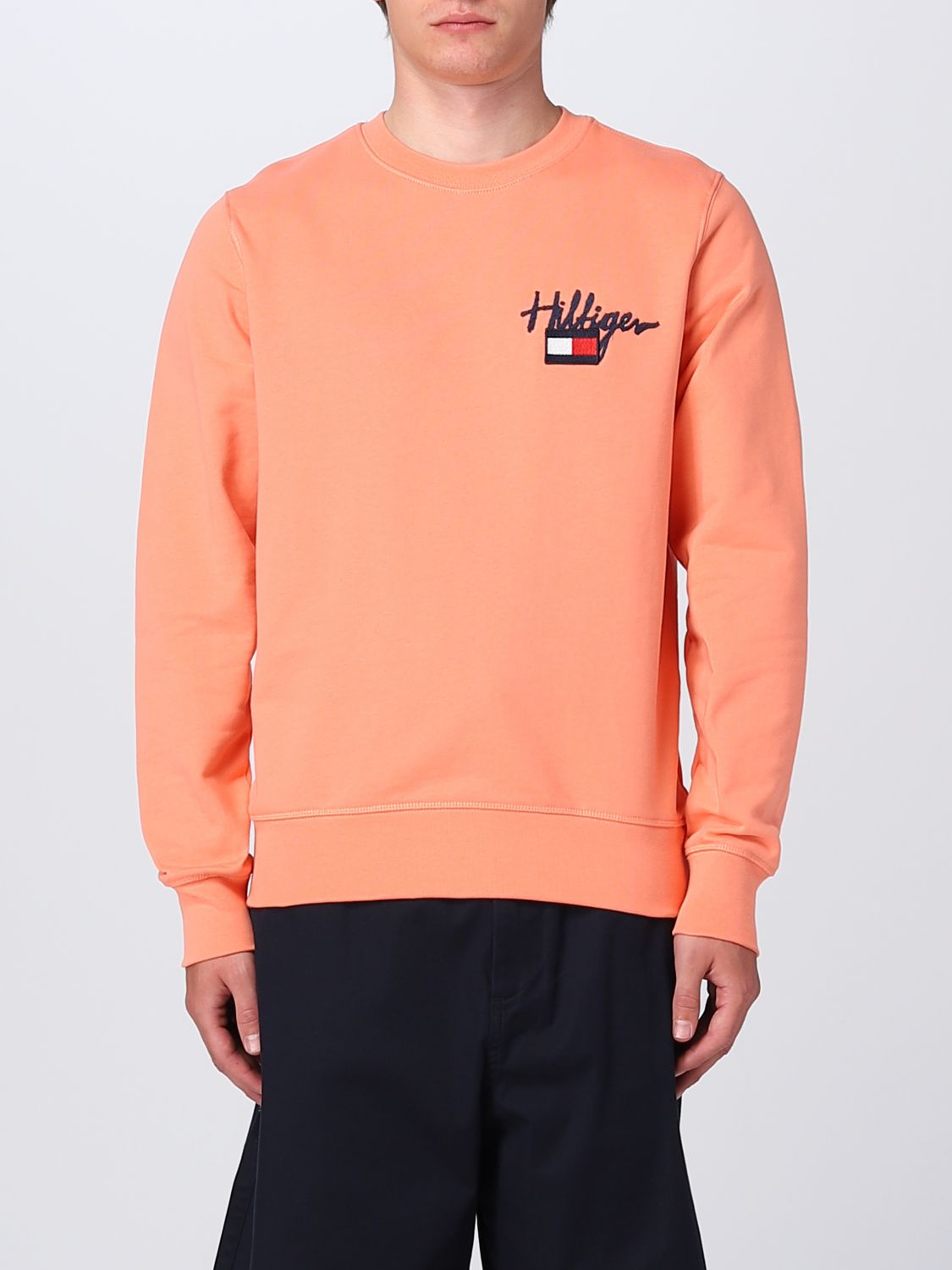 Tommy Hilfiger Sweatshirt Men Peach | ModeSens