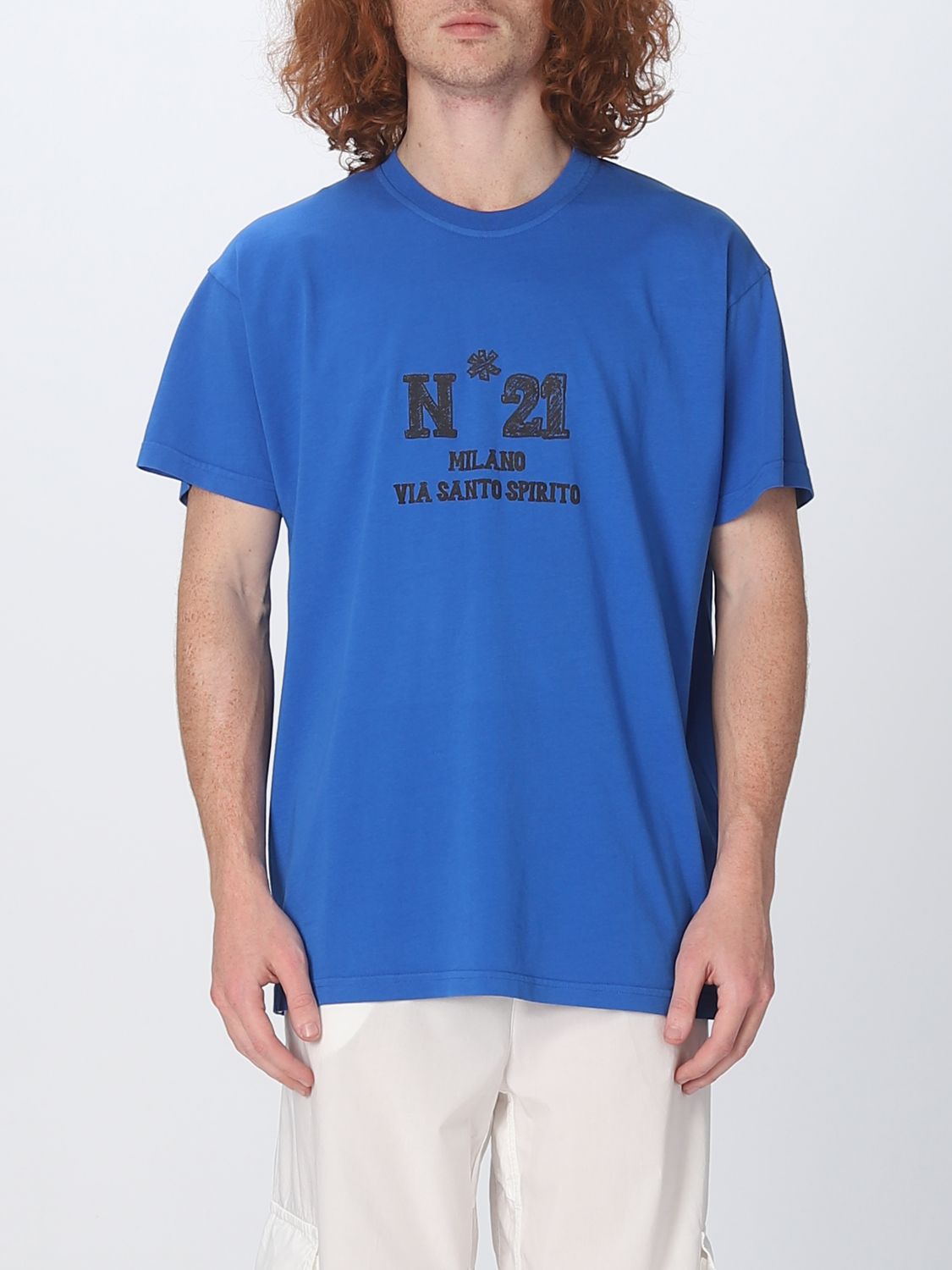 N°21 T-shirt N° 21 Men Color Royal Blue