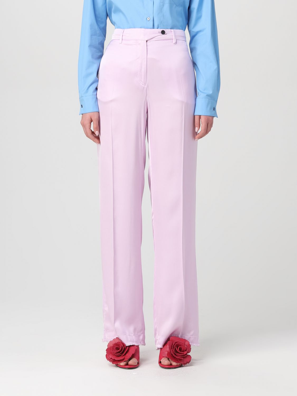 N°21 Pants N° 21 Woman Color Lilac