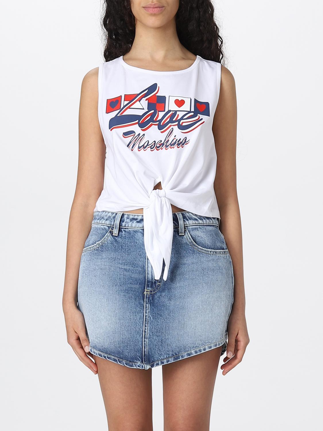 Love Moschino T-shirt  Woman Colour White