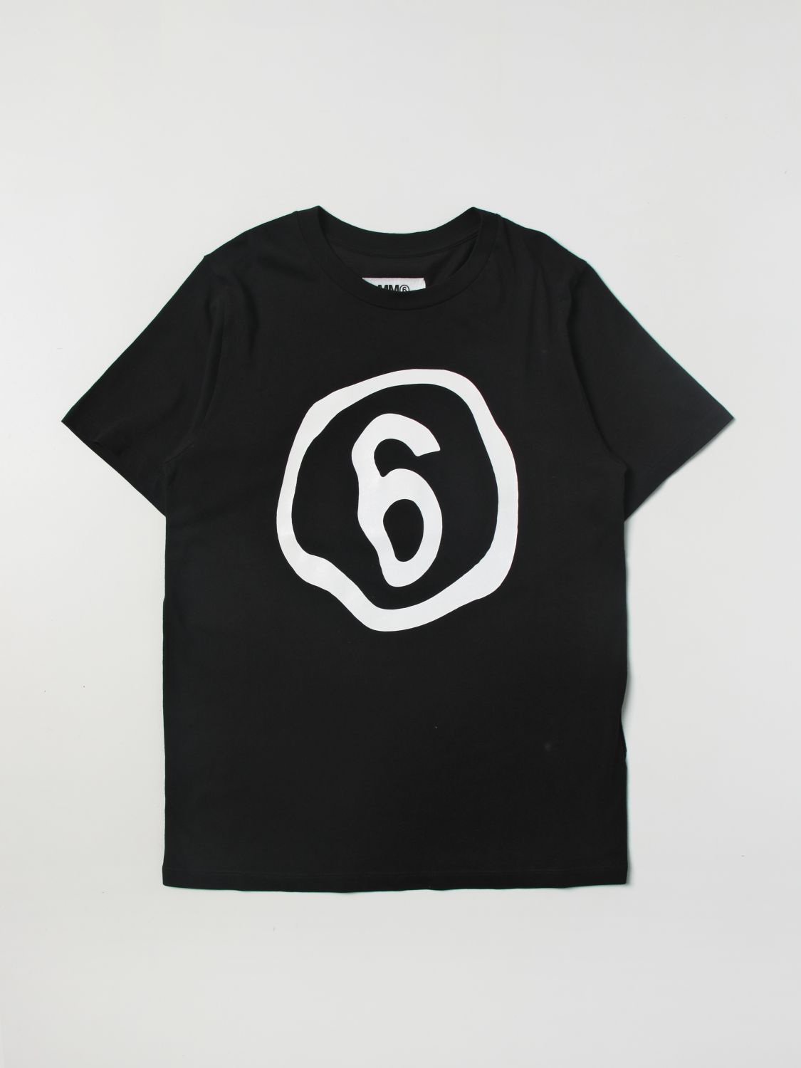Shop Mm6 Maison Margiela T-shirt  Kids Color Black