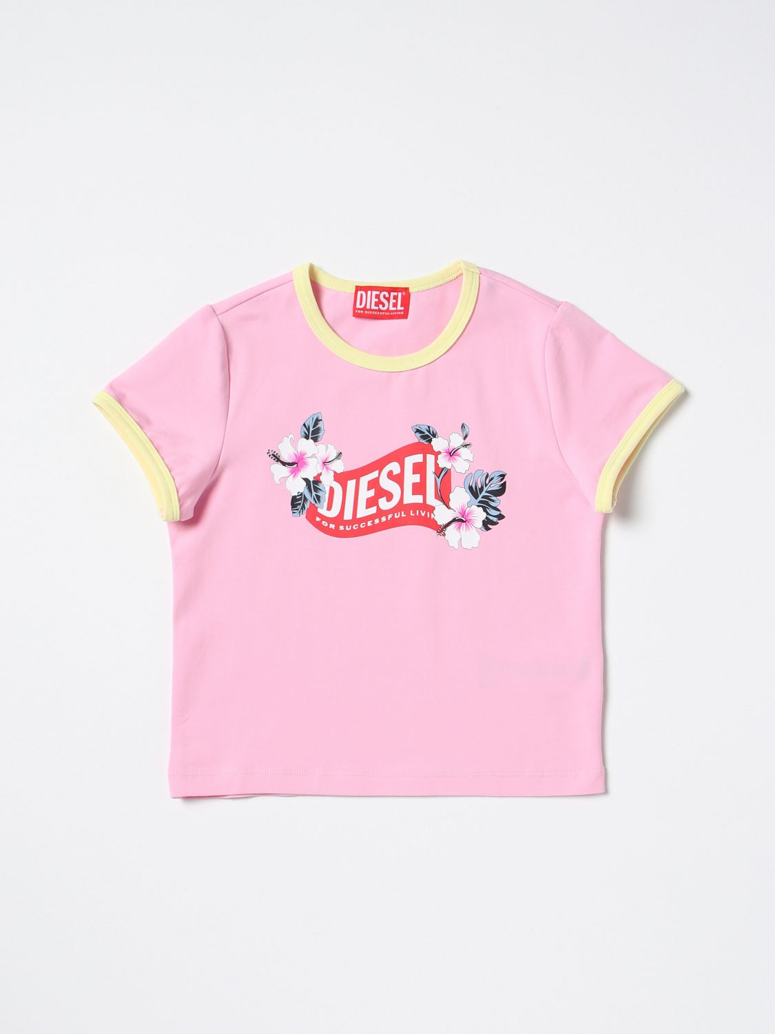 Diesel Kids' T恤  儿童 颜色 粉色 In Pink