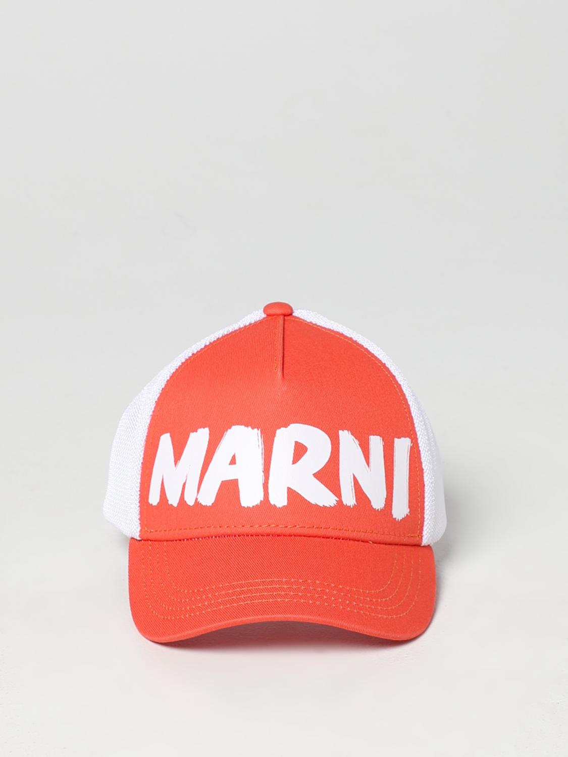 MARNI girls' hats for kids Orange Marni girls' hats M00806M00Q0