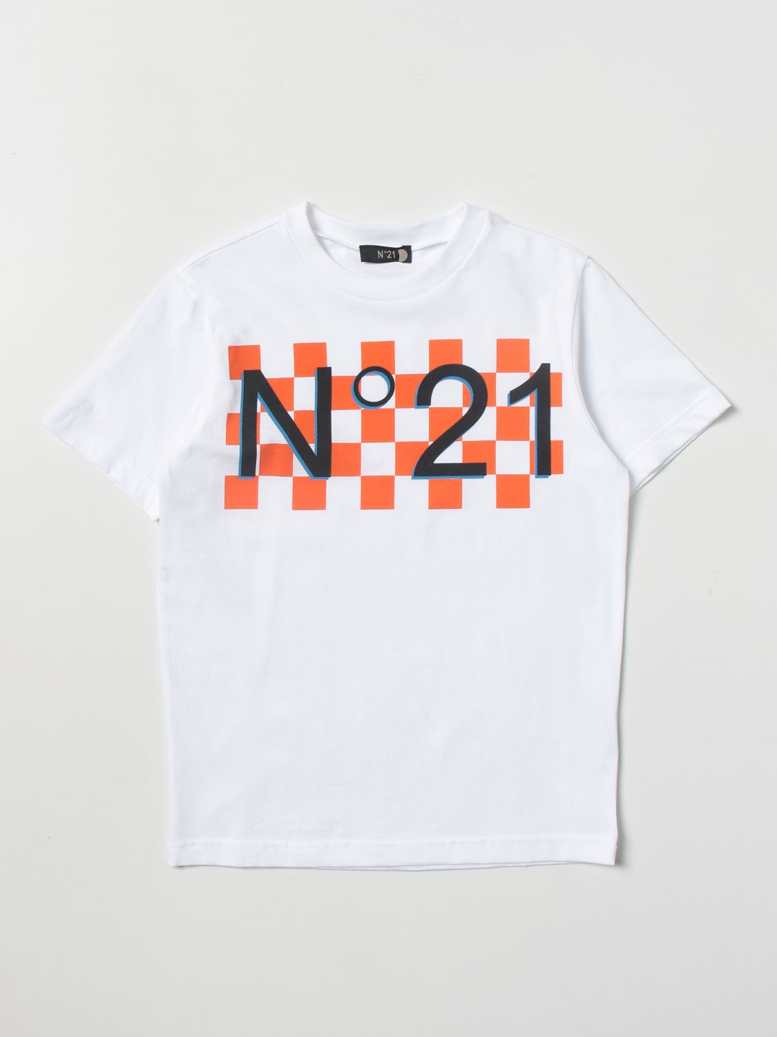 N°21 T-shirt N° 21 Kids Colour White