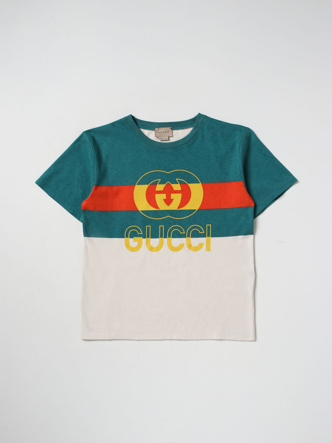 GUCCI: GG cotton t-shirt - Gucci t-shirt 586167XJEY7 GIGLIO.COM