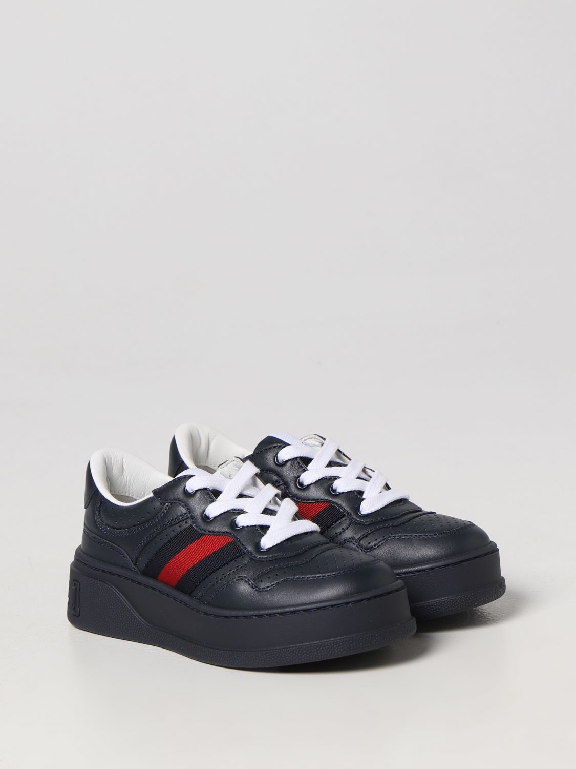 GUCCI: shoes for boys - Blue | Gucci shoes 702916UPG10 online on 