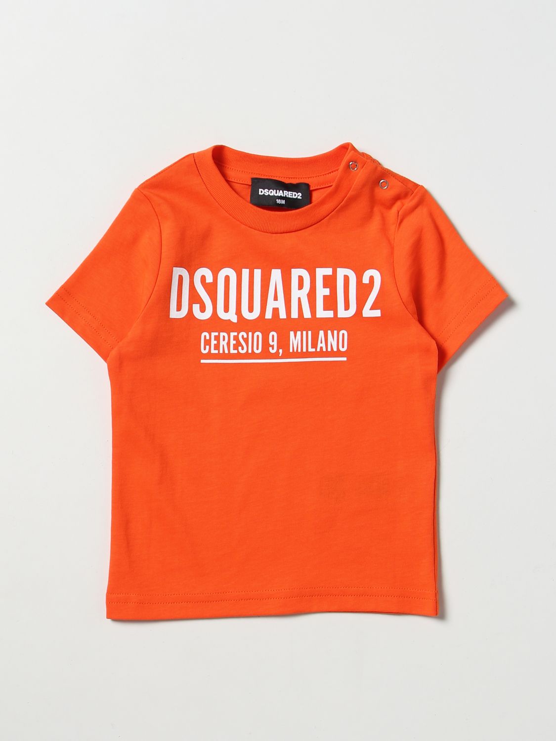 Dsquared2 Junior Babies' T-shirt  Kids In Orange