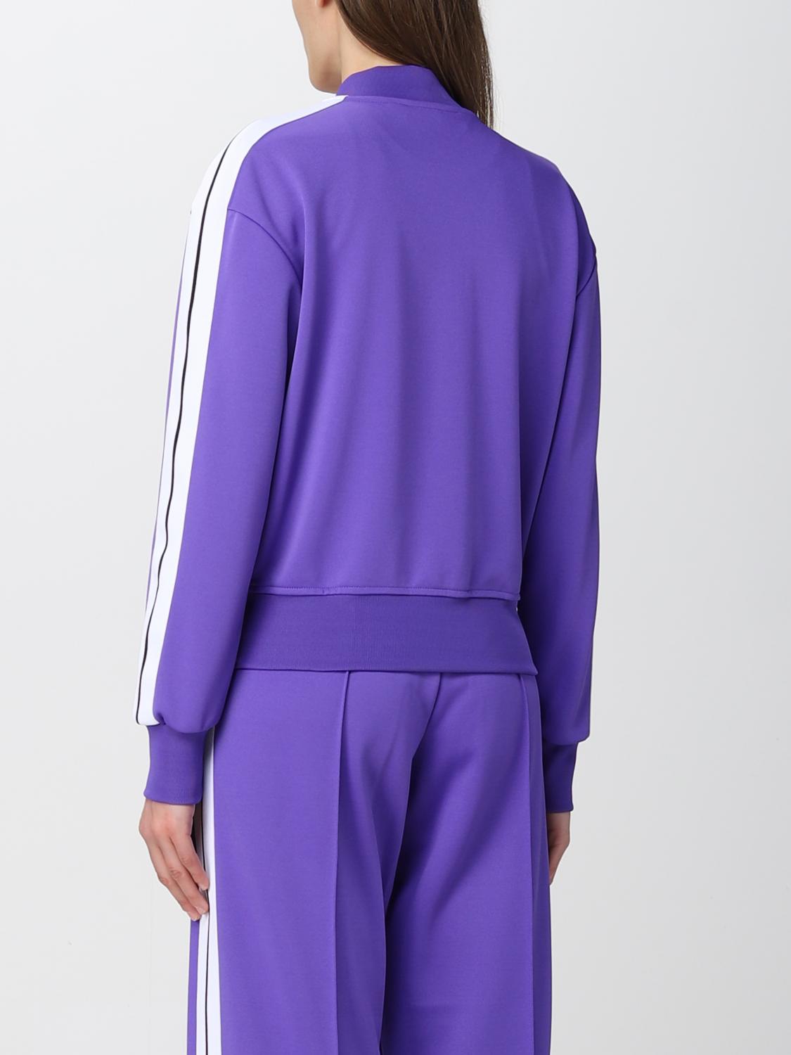 Felpa Palm Angels: Felpa Palm Angels in tessuto stretch viola 3