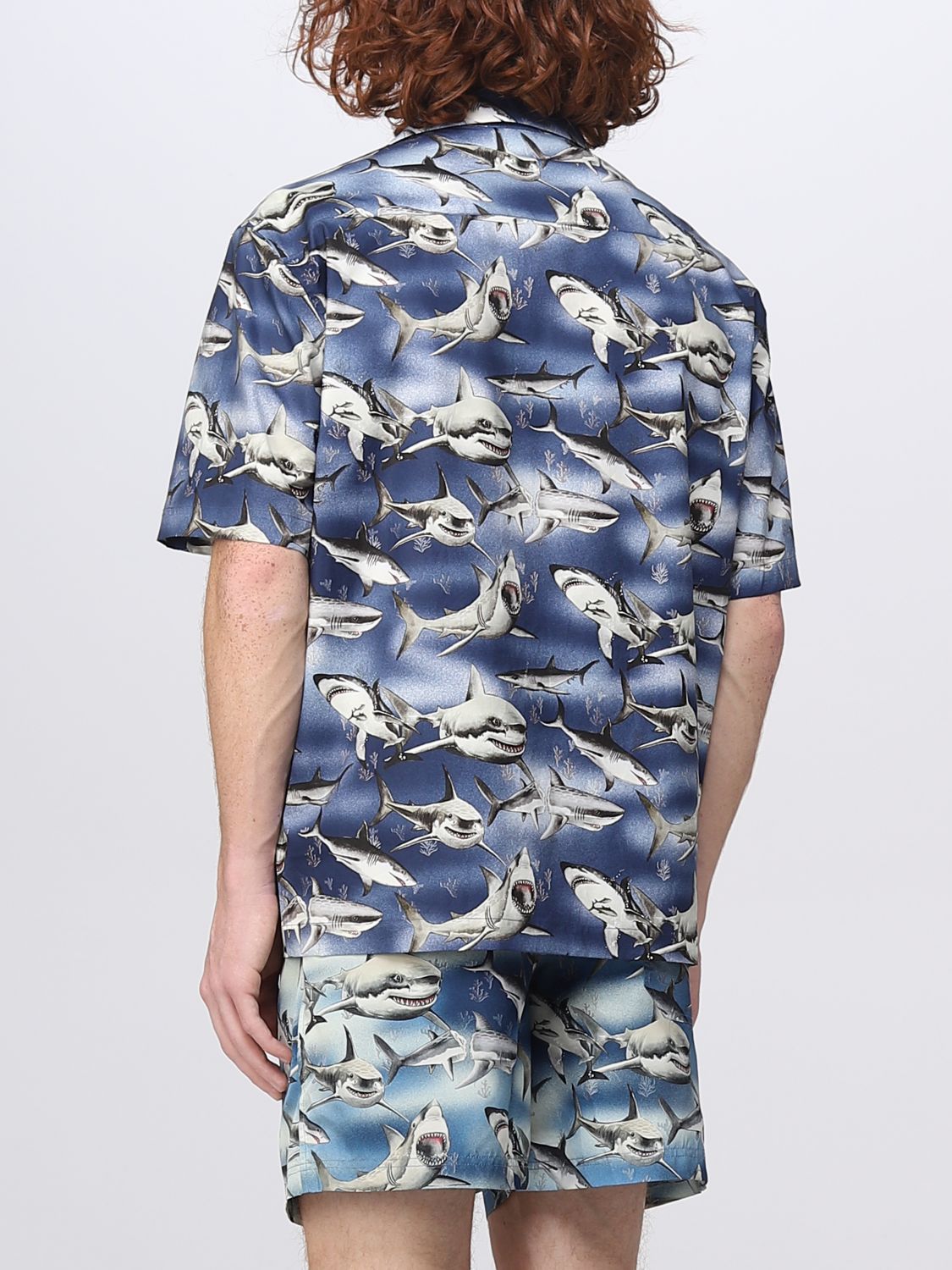 Hemd Palm Angels: Palm Angels Herren Hemd hellblau 3