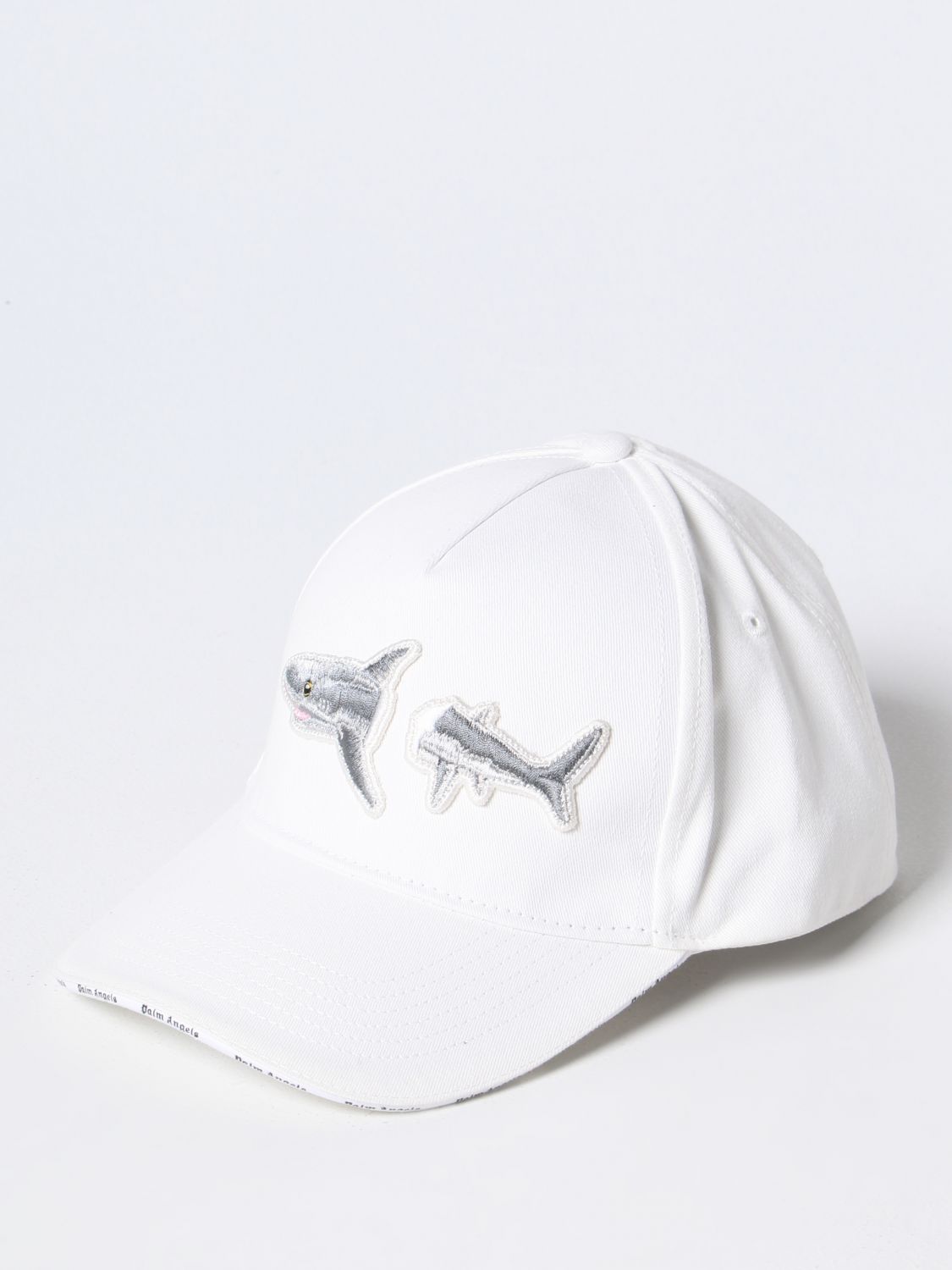 PALM ANGELS: hat for man - White | Palm Angels hat PMLB054S23FAB003 ...