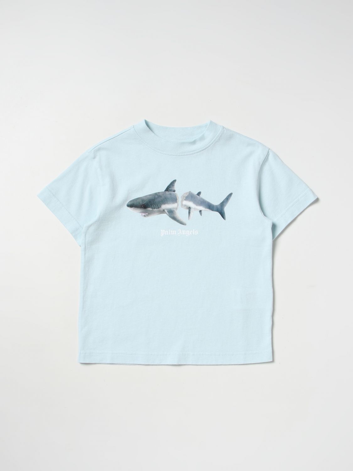 PALM ANGELS t-shirt Blue for boys