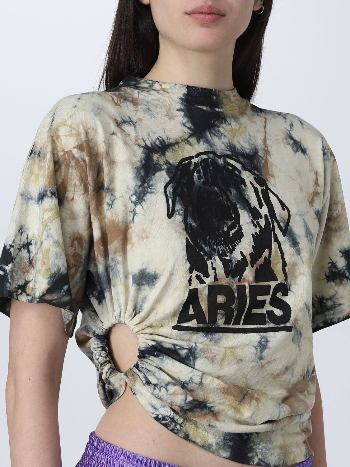 T-Shirt Aries: Aries Damen T-Shirt bunt 3