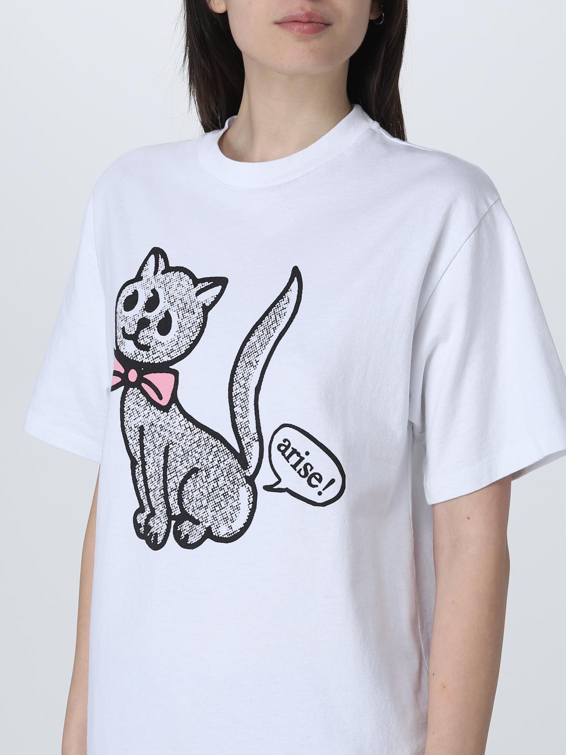 T-Shirt Aries: Aries Damen T-Shirt weiß 3