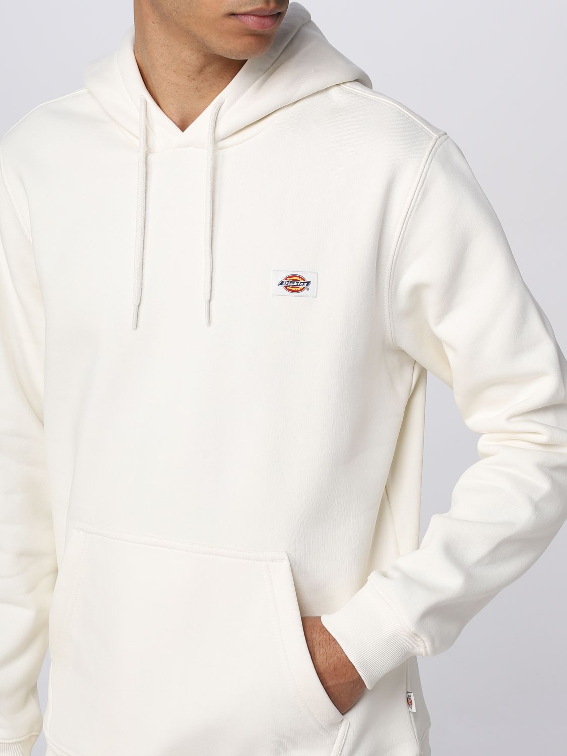 DICKIES: sweatshirt for man - White | Dickies sweatshirt DK0A4XCD ...