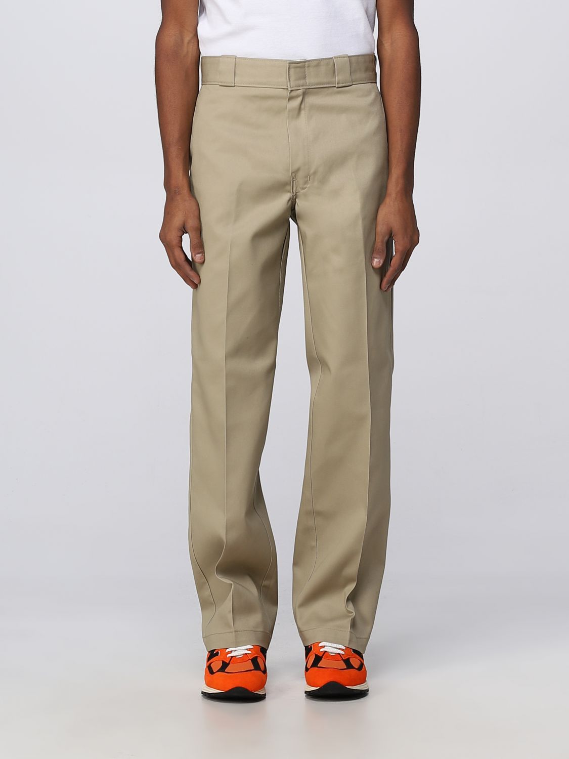 Dickies Outlet: pants for man - Beige | Dickies pants DK0A4XK6 online ...
