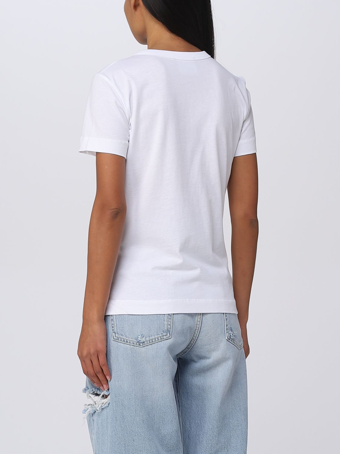 T-Shirt Boutique Moschino: Boutique Moschino Damen T-Shirt weiß 2