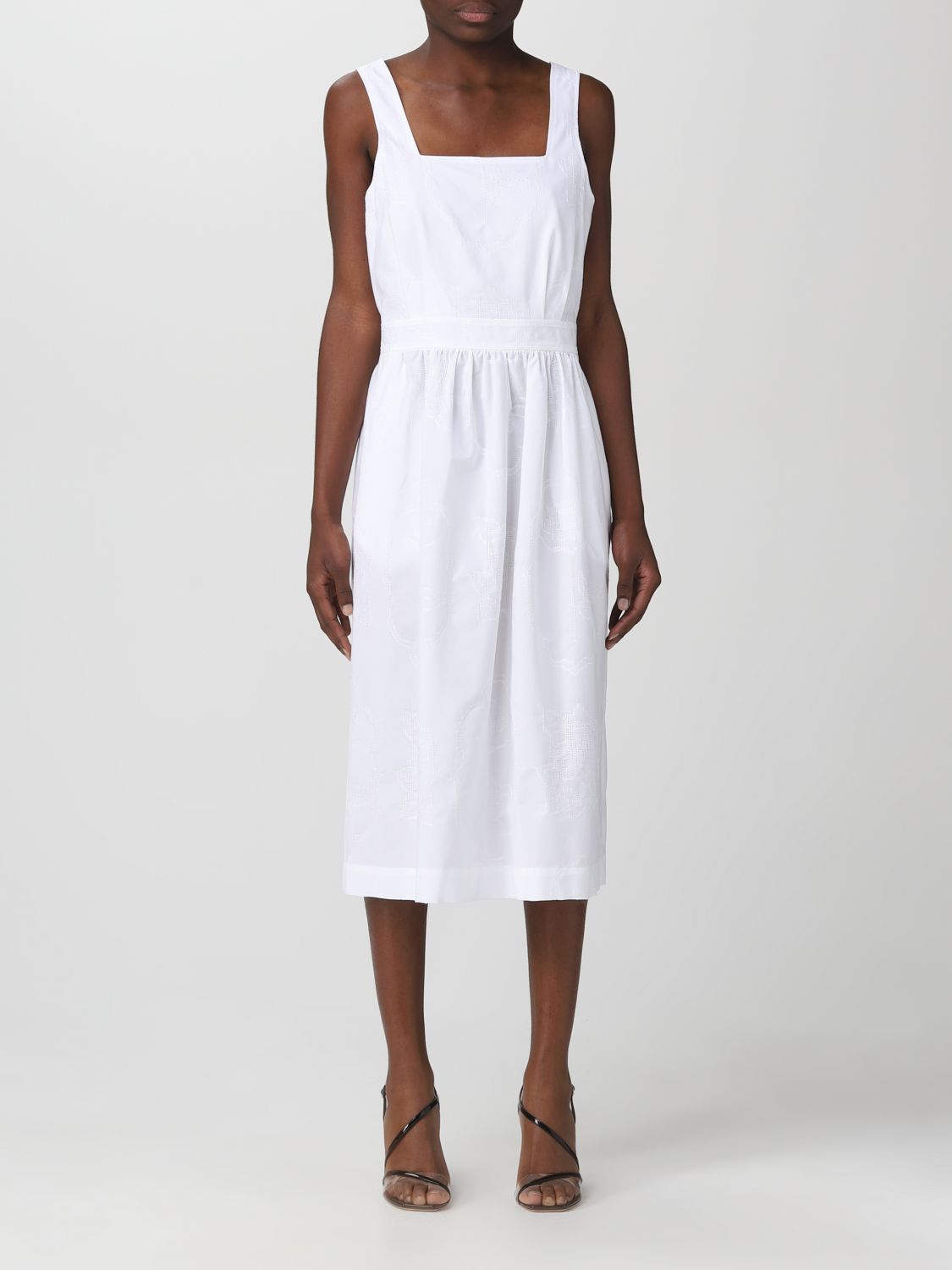 Платье Boutique Moschino: Платье Boutique Moschino для нее белый 1