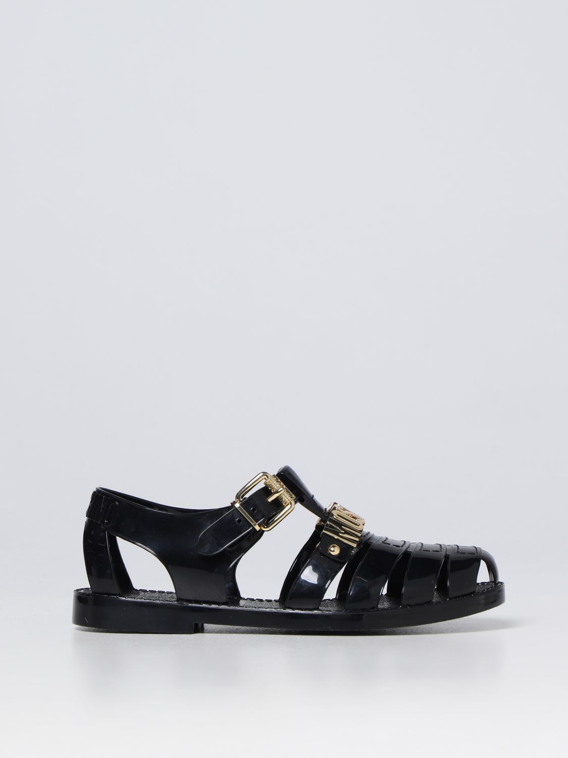 Moschino Couture Flat Sandals  Woman Color Black