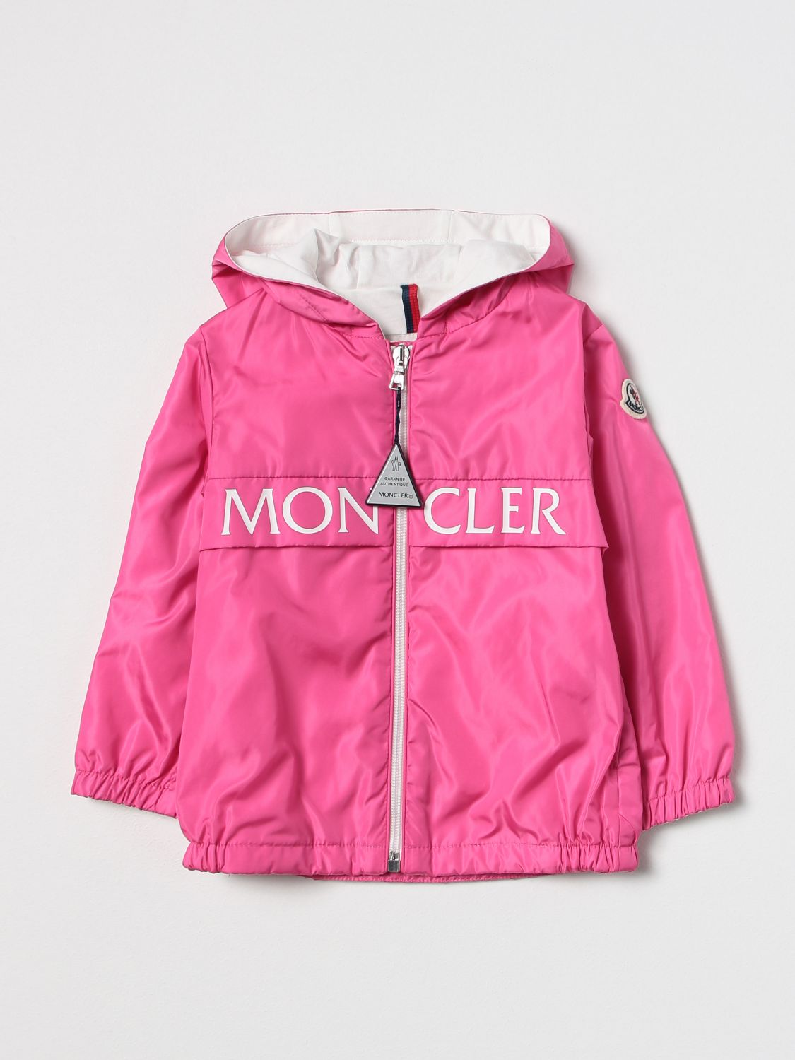 Jacket Moncler: Moncler jacket in nylon pink 1