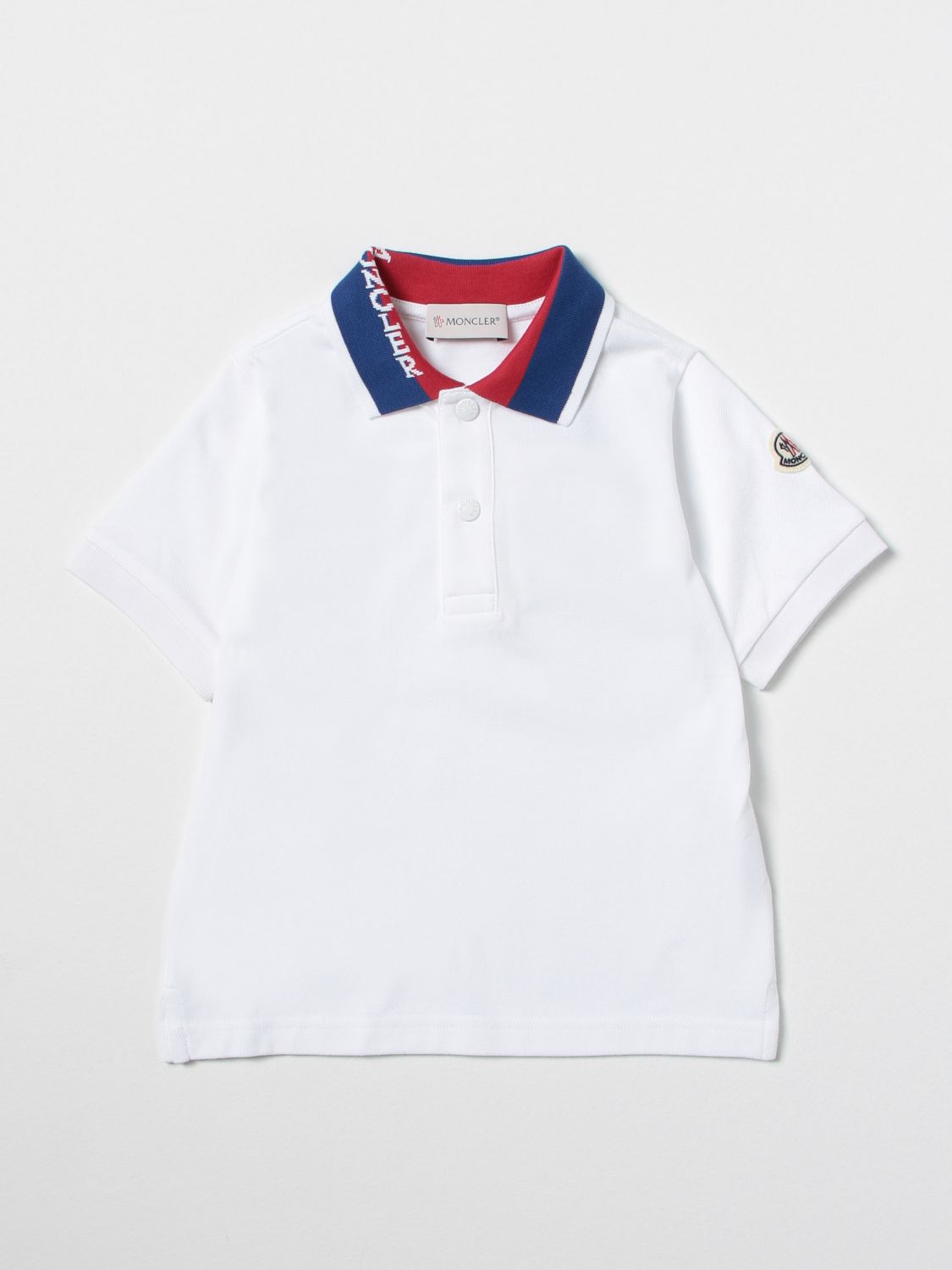 Moncler Polo Shirt  Kids Colour White