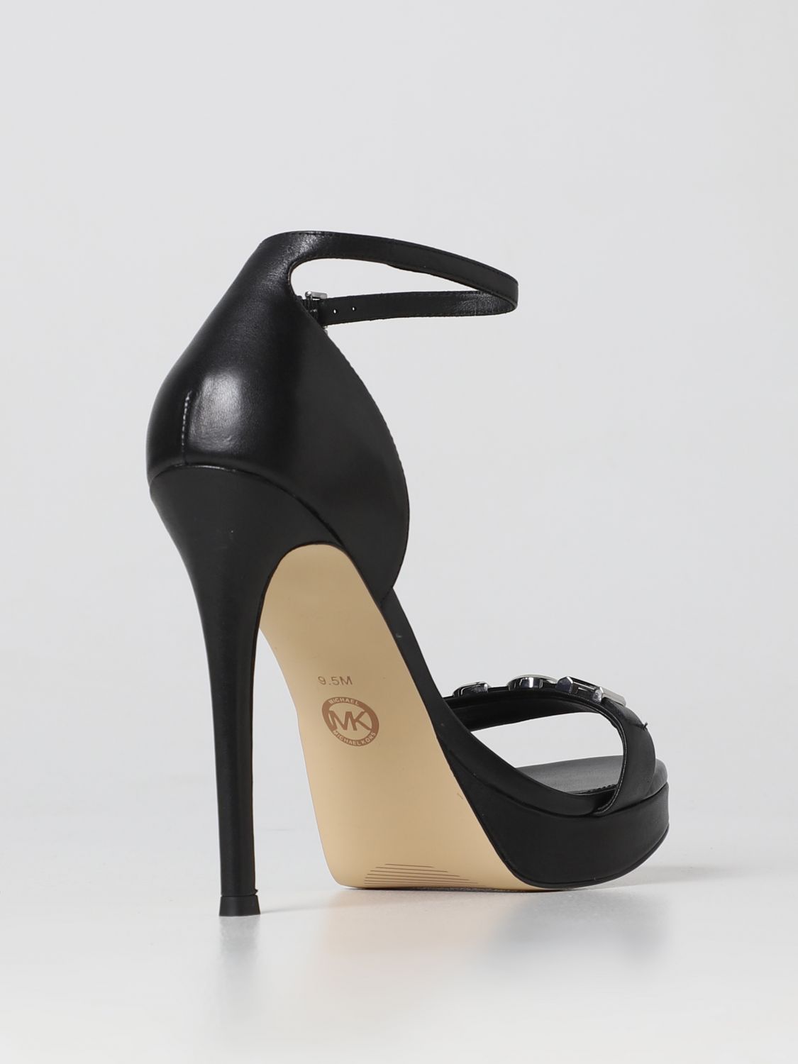 MICHAEL KORS: heeled sandals for woman - Black | Michael Kors heeled sandals  40R3JOHS1L online on 