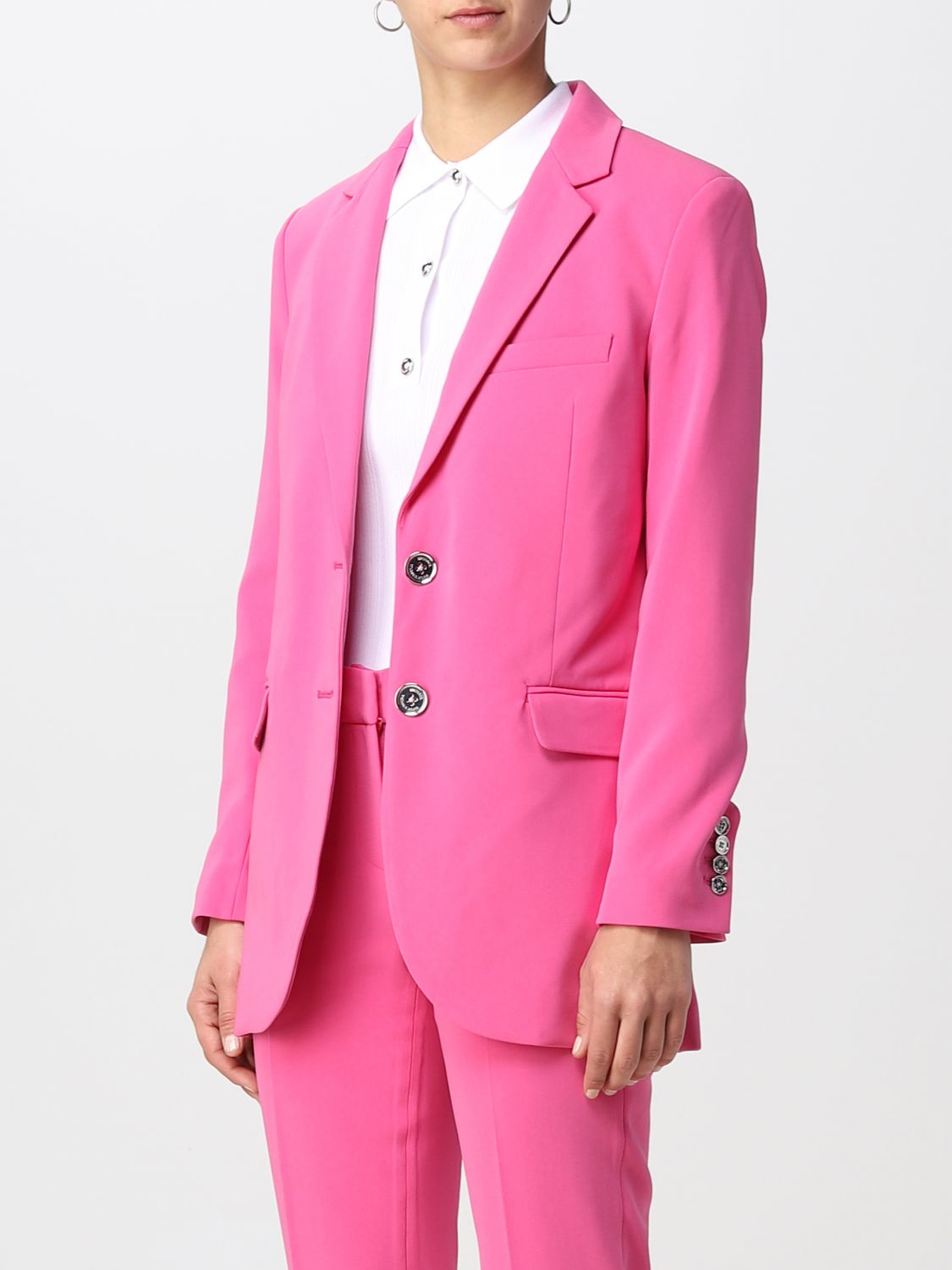 MICHAEL KORS: blazer for woman - Pink | Michael Kors blazer MR3100CENX  online on 
