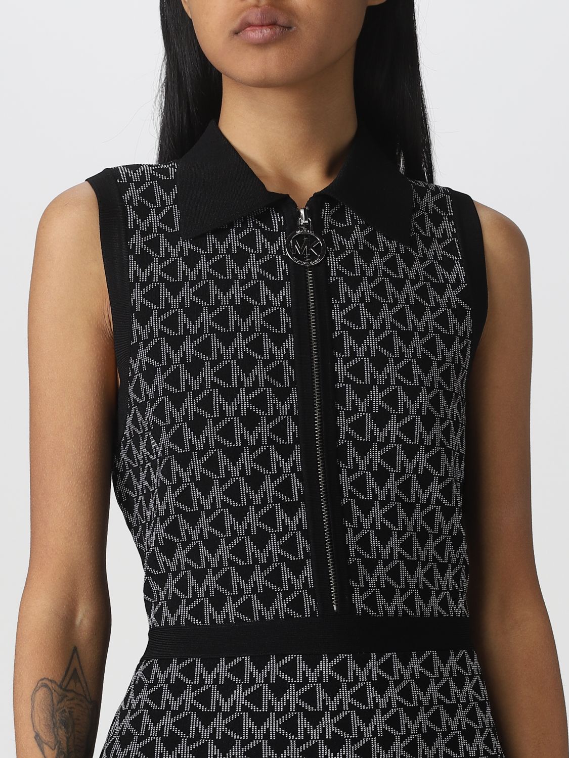 MICHAEL KORS: dress for woman - Black | Michael Kors dress MR381FC5KZ ...