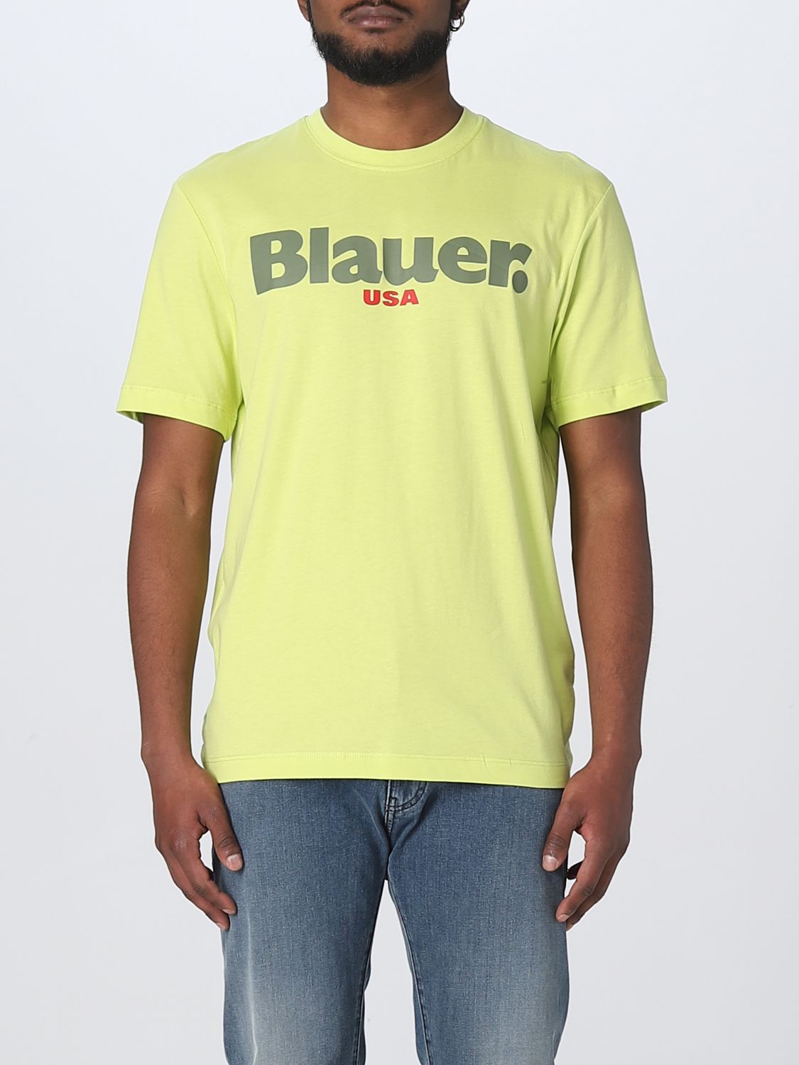 Blauer T-shirt  Men Color Lime