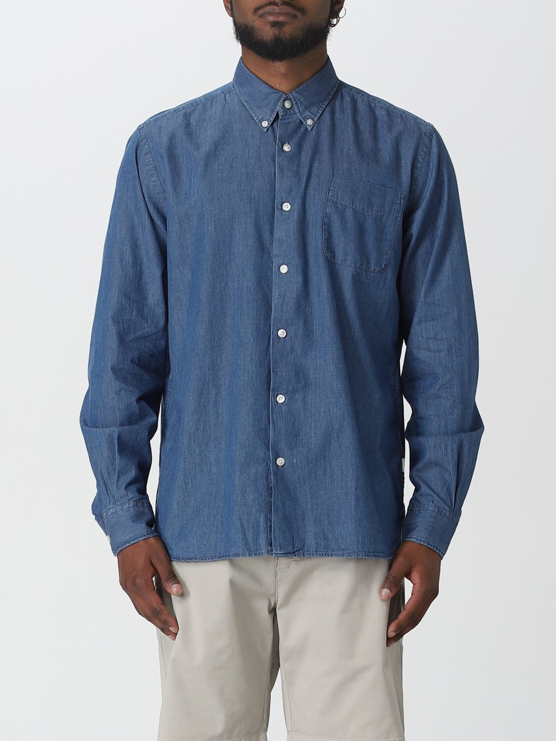 Woolrich Shirt  Men Color Stone Washed