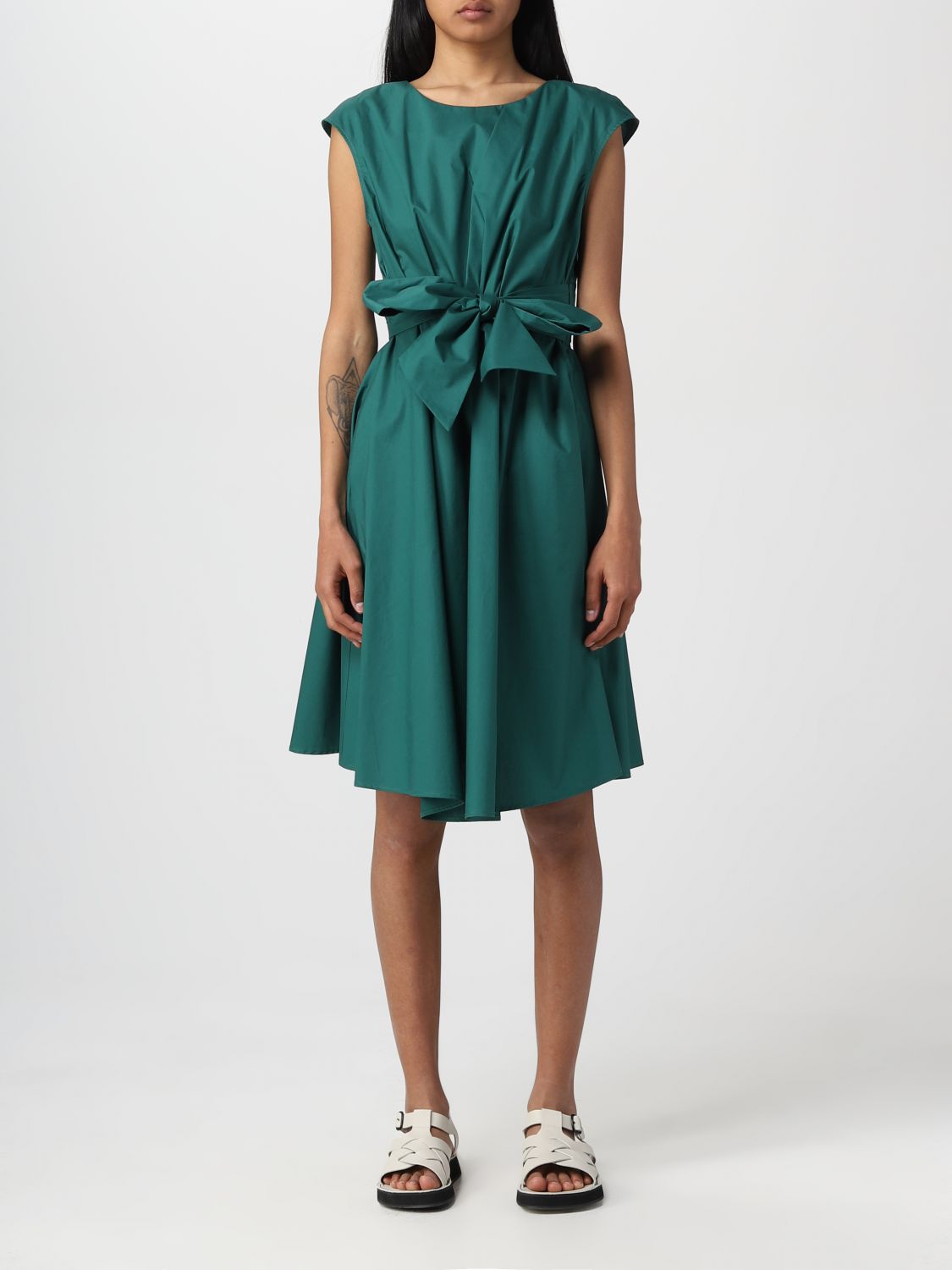 WOOLRICH: dress for woman - Forest Green | Woolrich dress ...