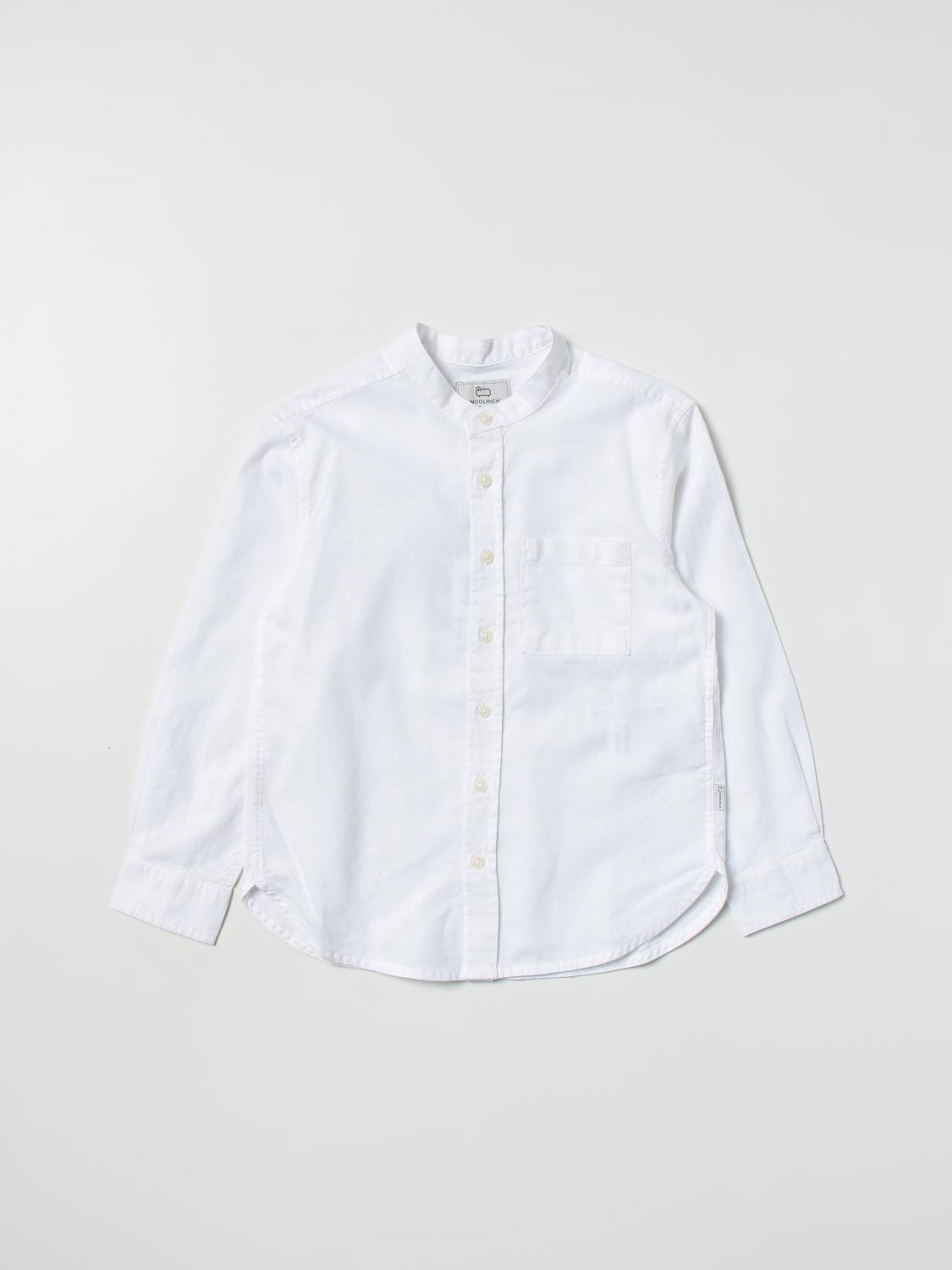 Woolrich Shirt  Kids Color White