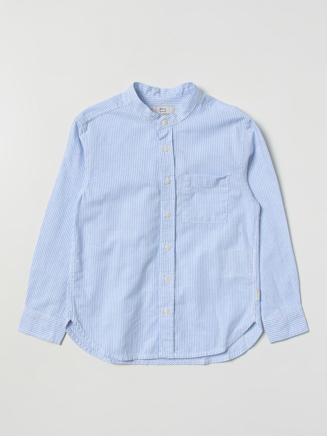 Woolrich Shirt  Kids Color Gnawed Blue