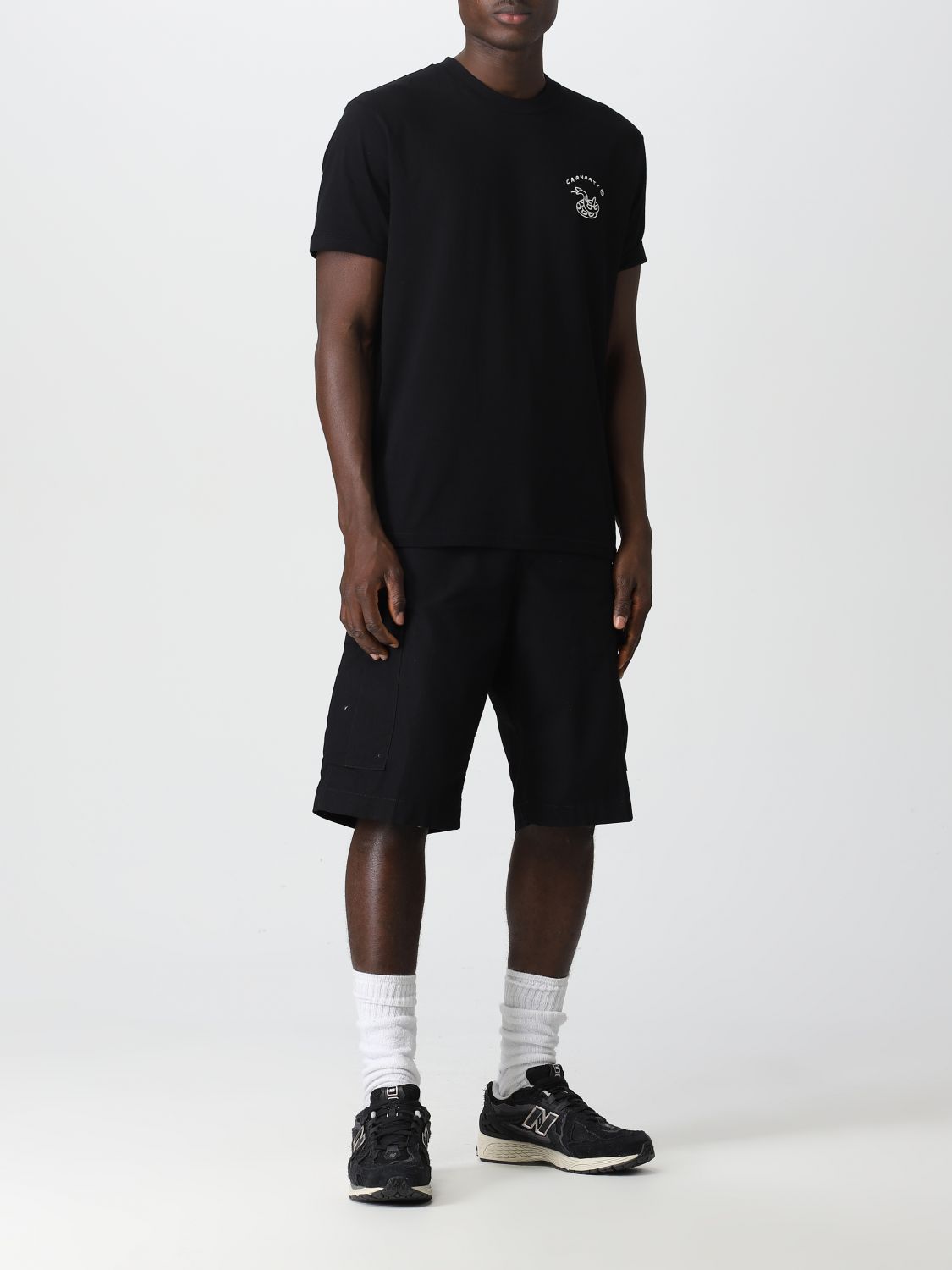 CARHARTT WIP: short for man - Black | Carhartt Wip short I028246 online ...