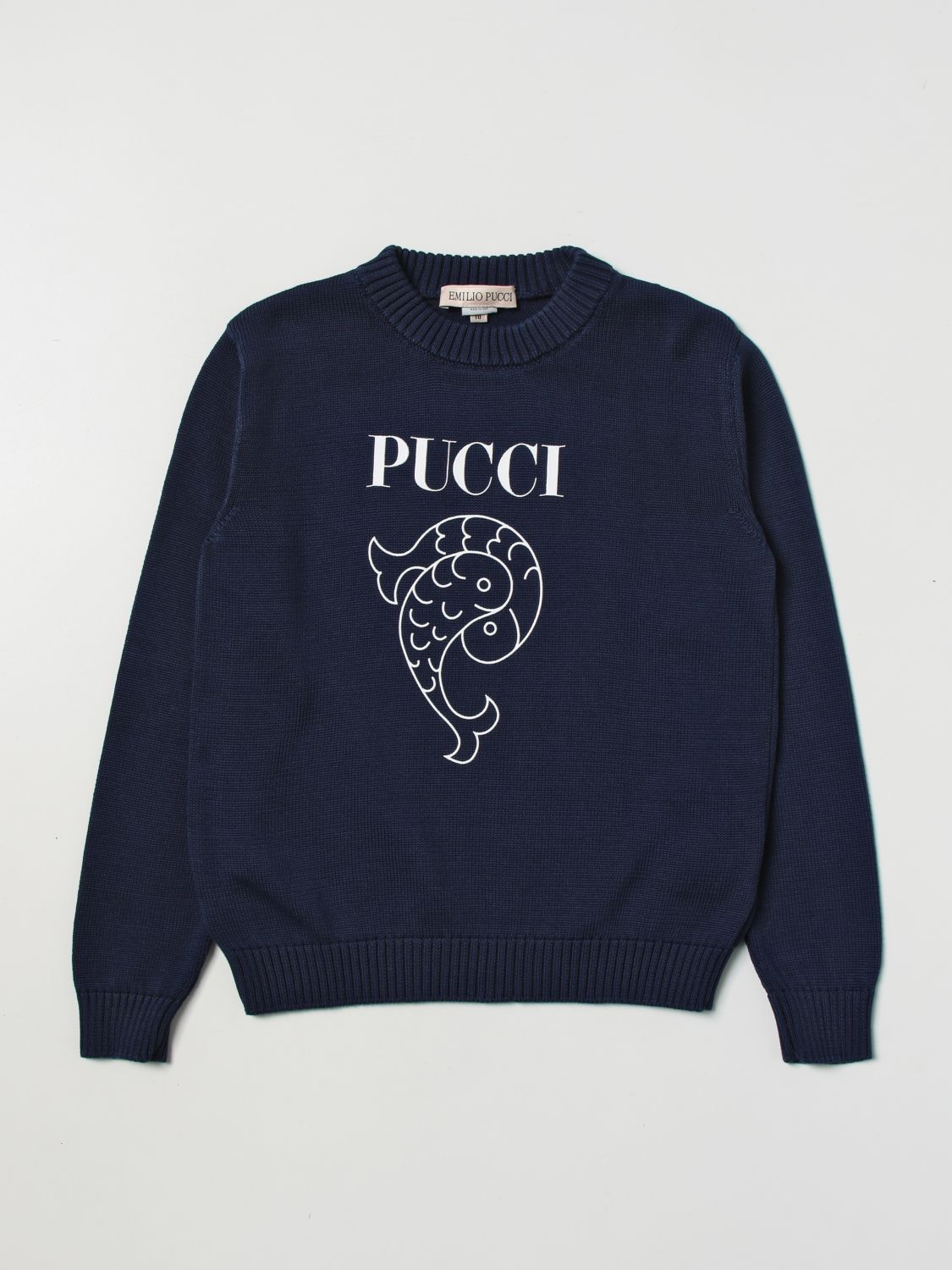 Emilio Pucci Junior Sweater  Kids Color Blue