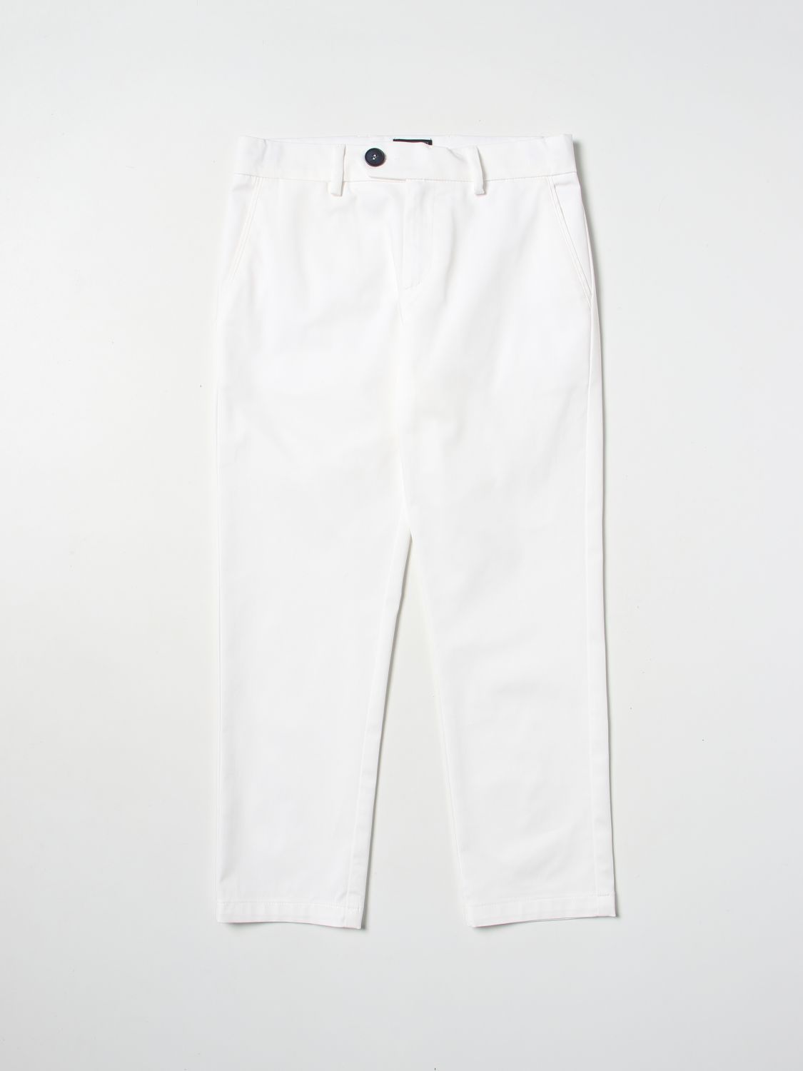 FAY JUNIOR: pants for boys - Yellow Cream | Fay Junior pants ...