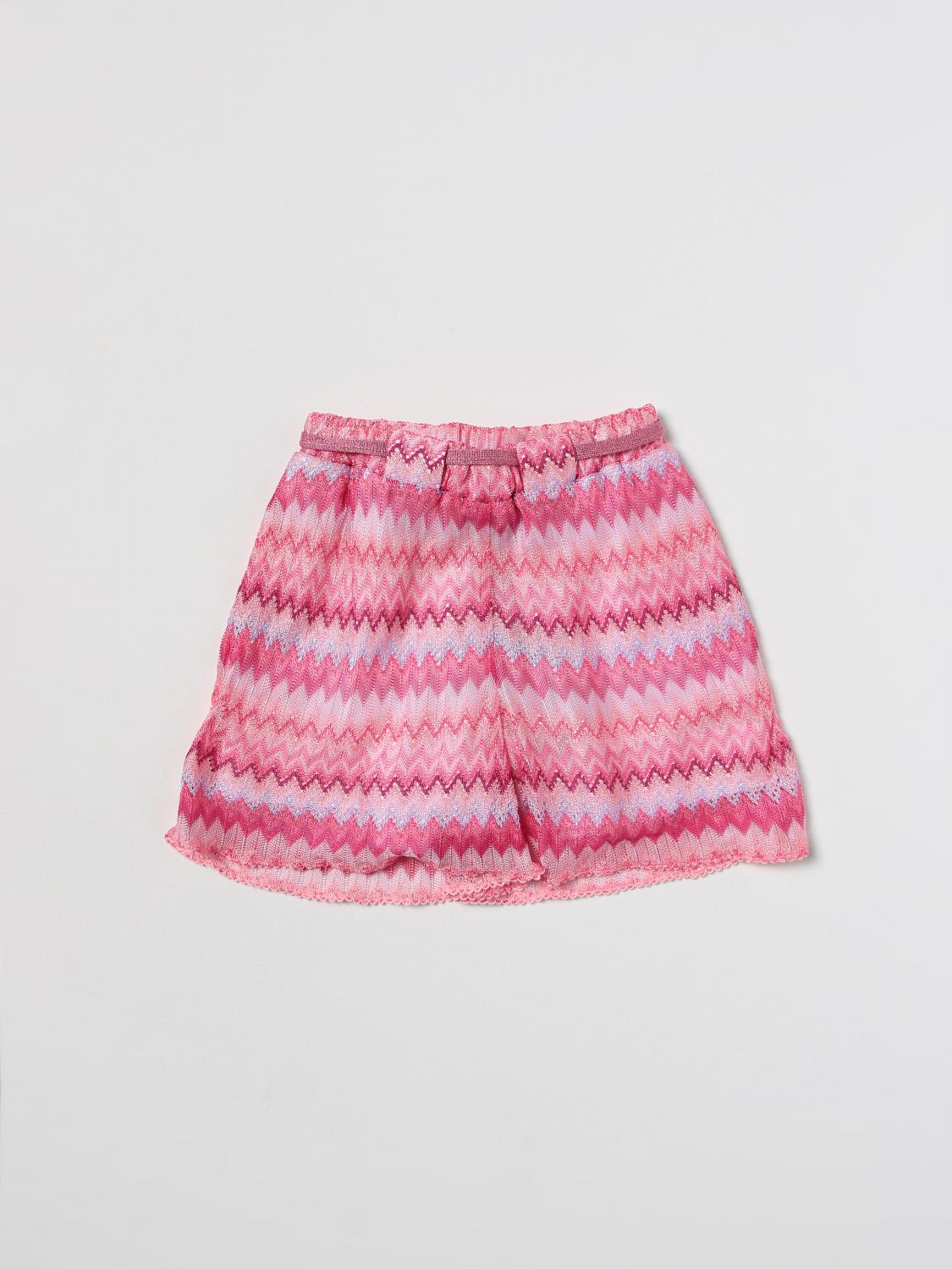 MISSONI: short for girls - Pink | Missoni short MS6A59Q0007 online on ...