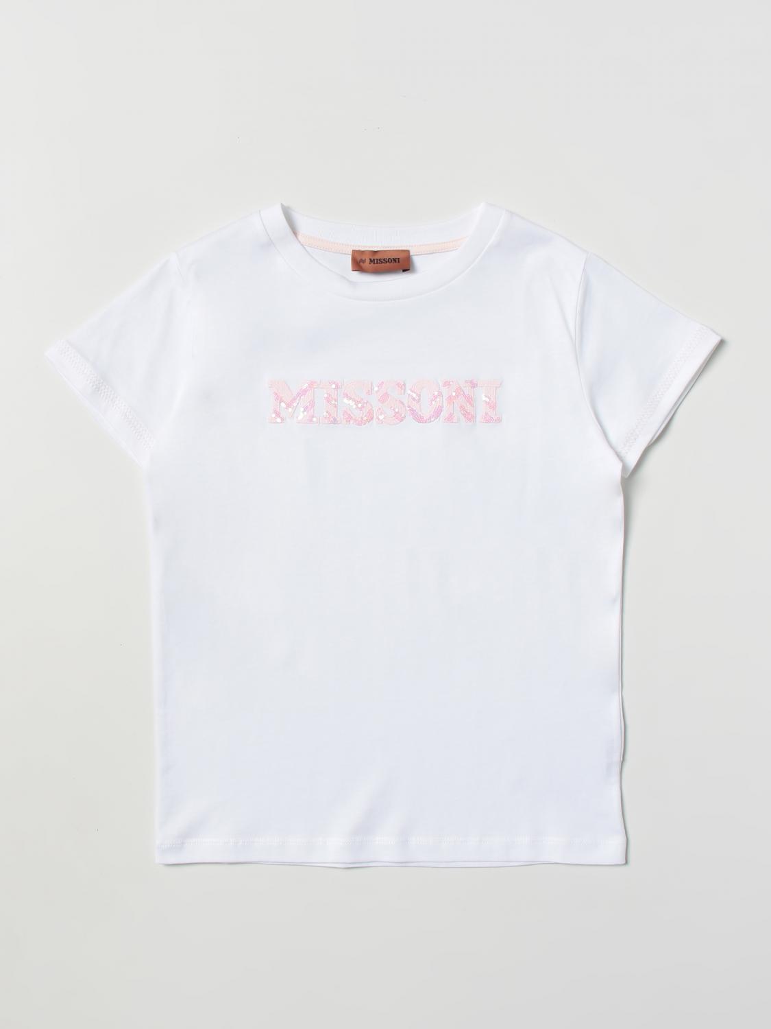 MISSONI T-SHIRT MISSONI KIDS COLOR WHITE,379460001