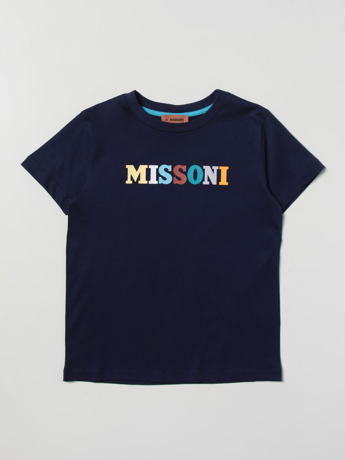 T-Shirt Missoni: Missoni Jungen T-Shirt blau 1