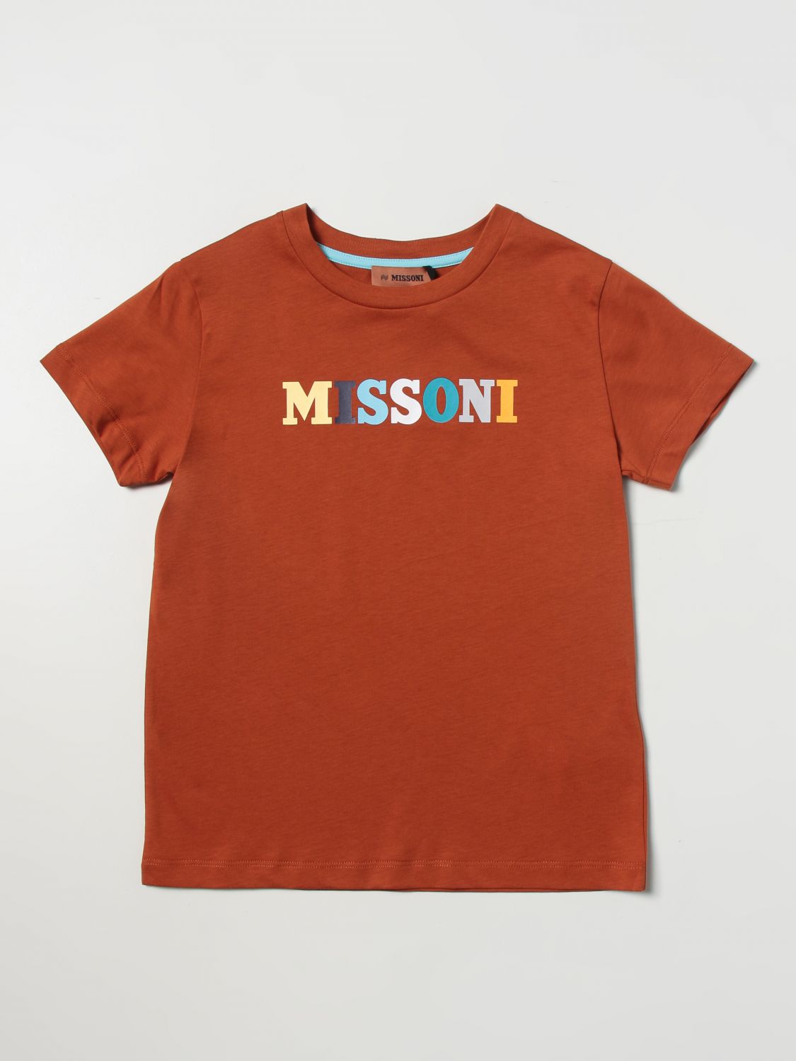 T-Shirt Missoni: Missoni Jungen T-Shirt braun 1
