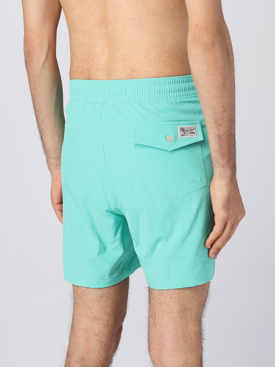 POLO RALPH LAUREN: swimsuit for man - Green | Polo Ralph Lauren ...