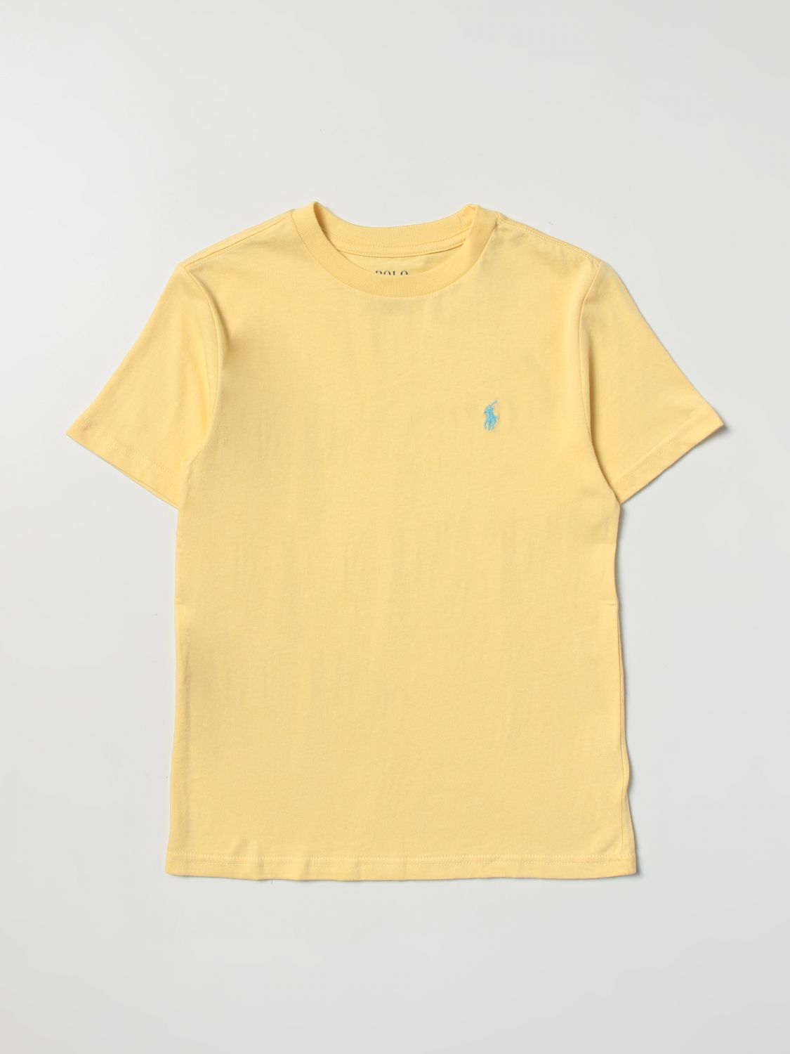 POLO RALPH LAUREN: t-shirt for boys - Yellow | Polo Ralph Lauren t ...
