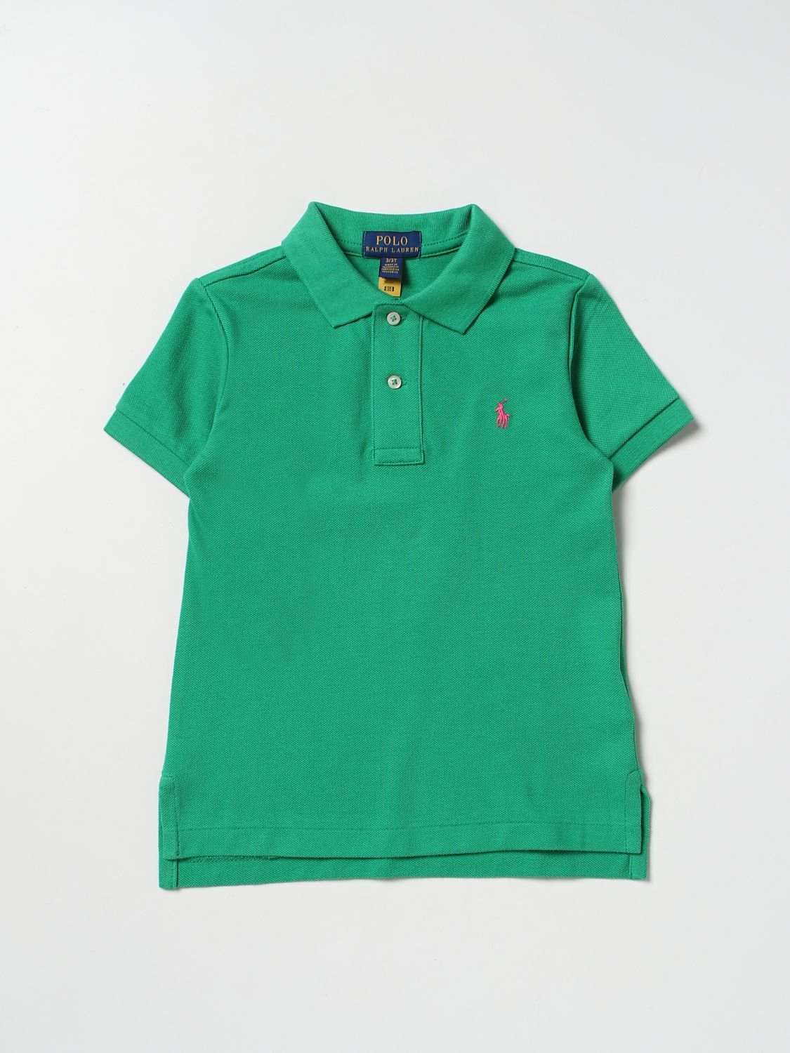 POLO RALPH LAUREN: polo shirt for boys - Green | Polo Ralph Lauren polo  shirt 321703632 online on 