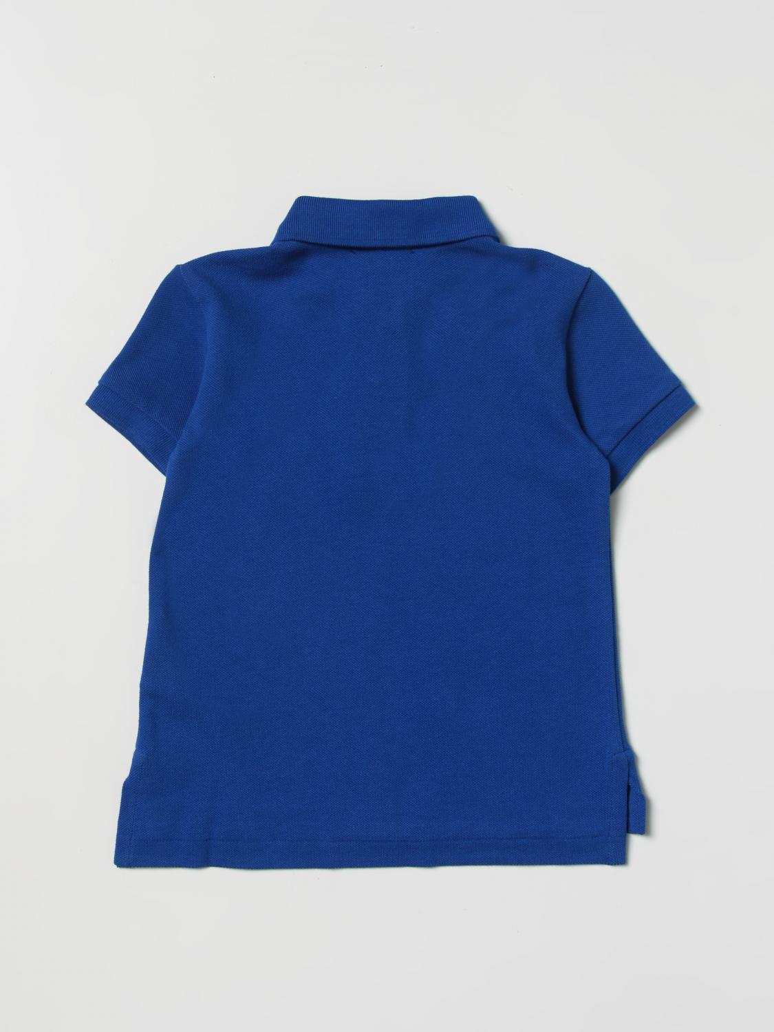 boys royal blue polo