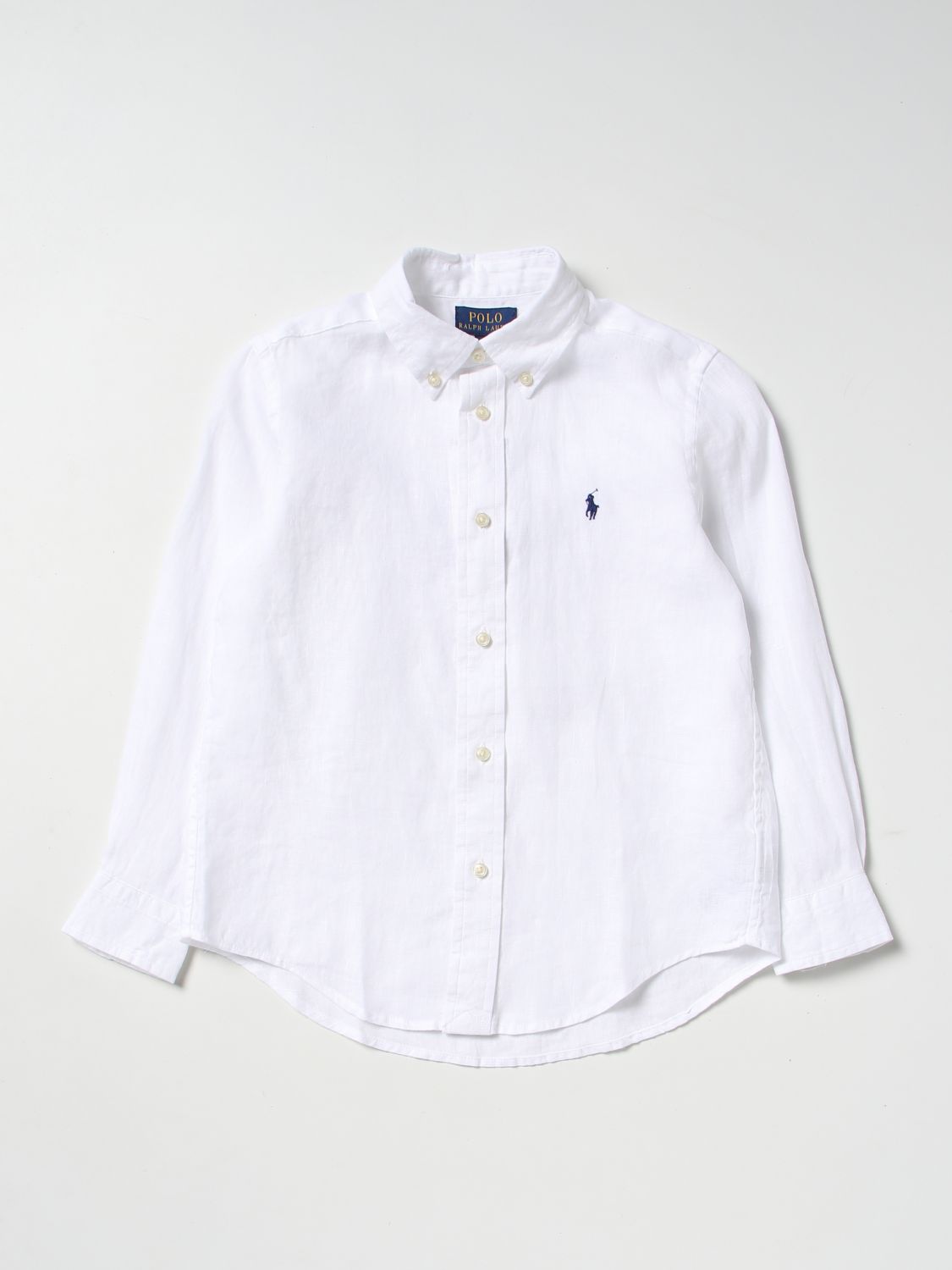 beneficio morir promoción POLO RALPH LAUREN: shirt for boys - White | Polo Ralph Lauren shirt  322865270 online on GIGLIO.COM